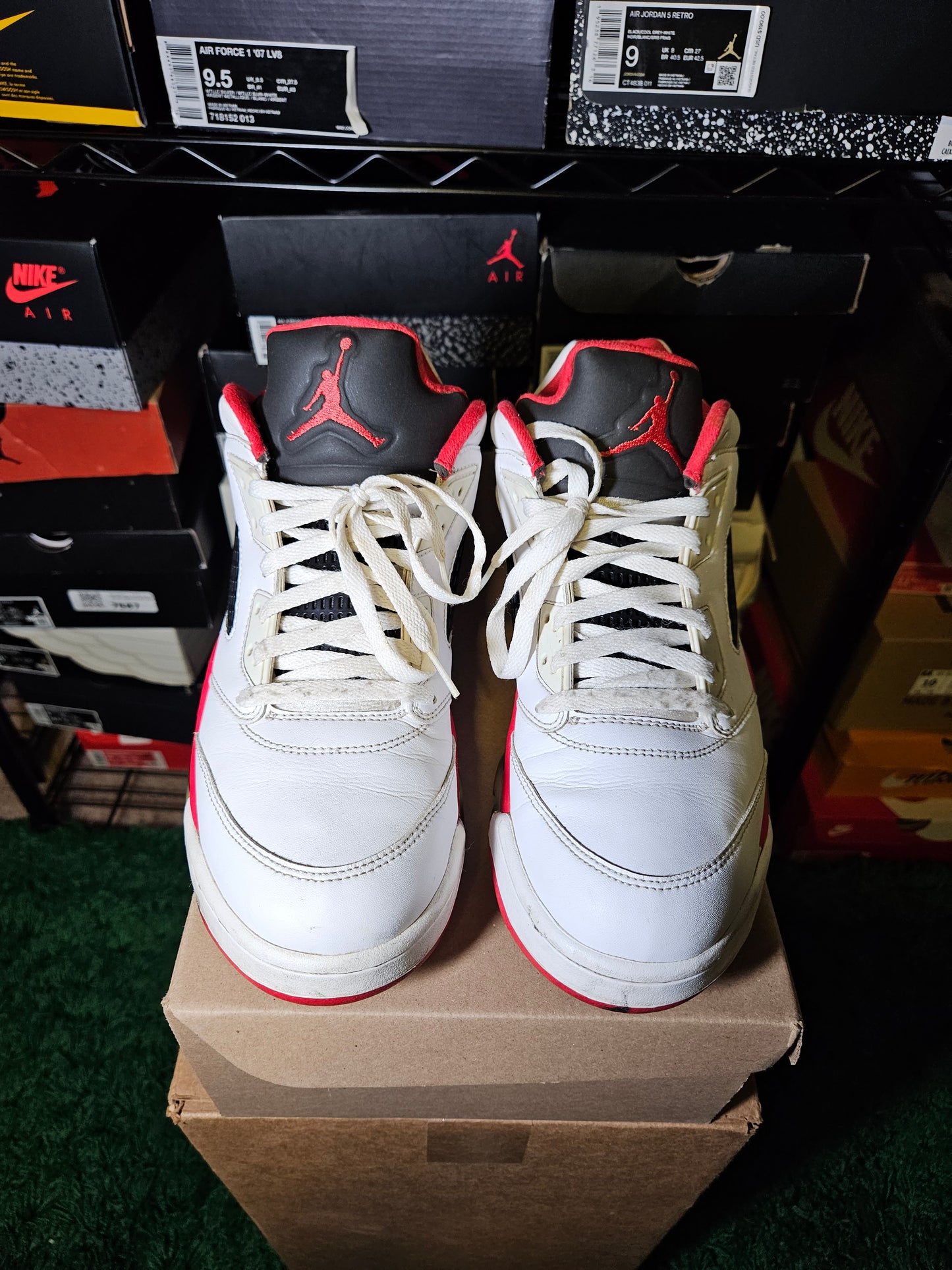 Size 11.5 - AJ 5 Retro 2016 Low Fire Red