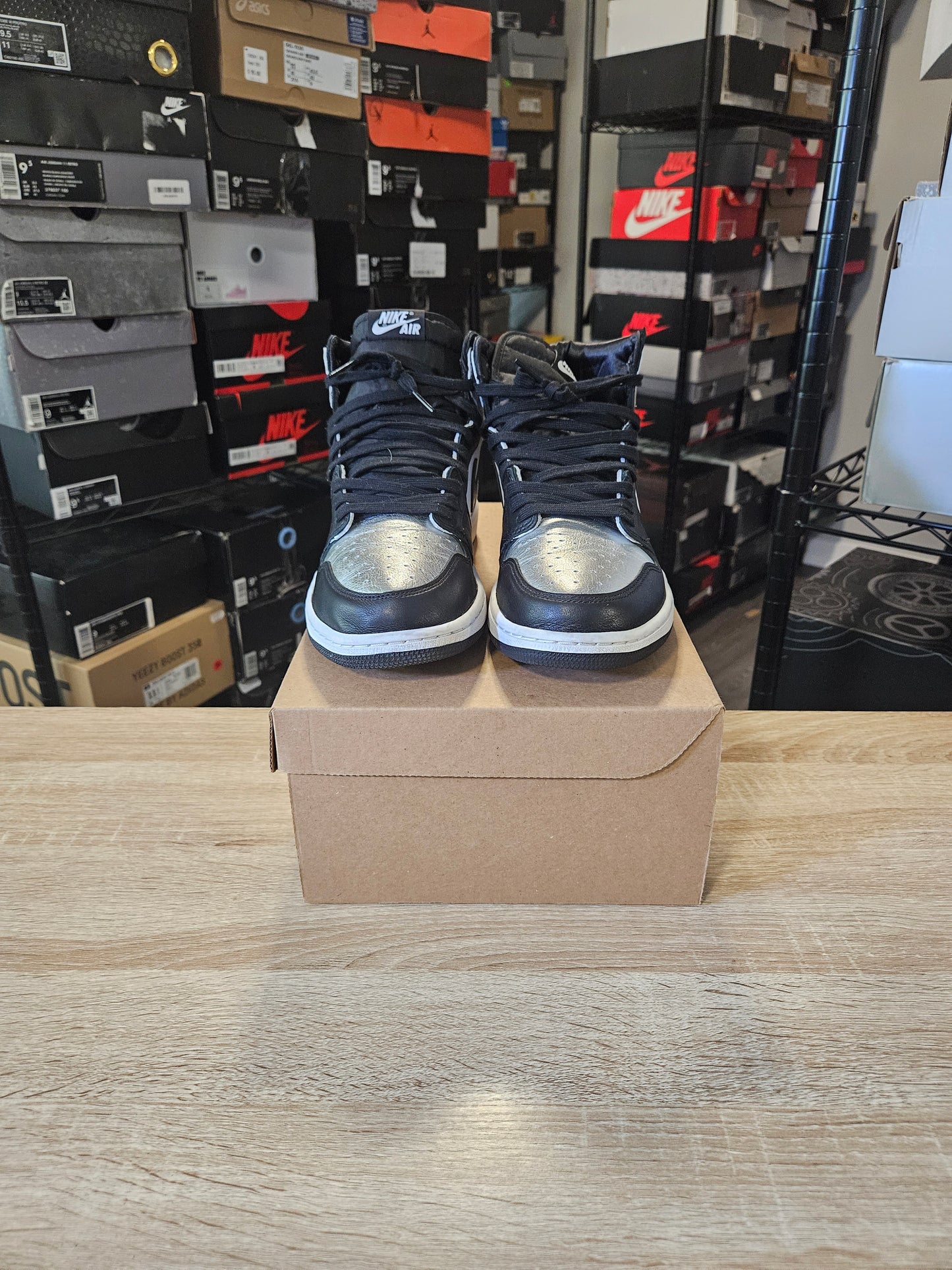 Size 10 - Jordan 1 High OG Metallic Silver