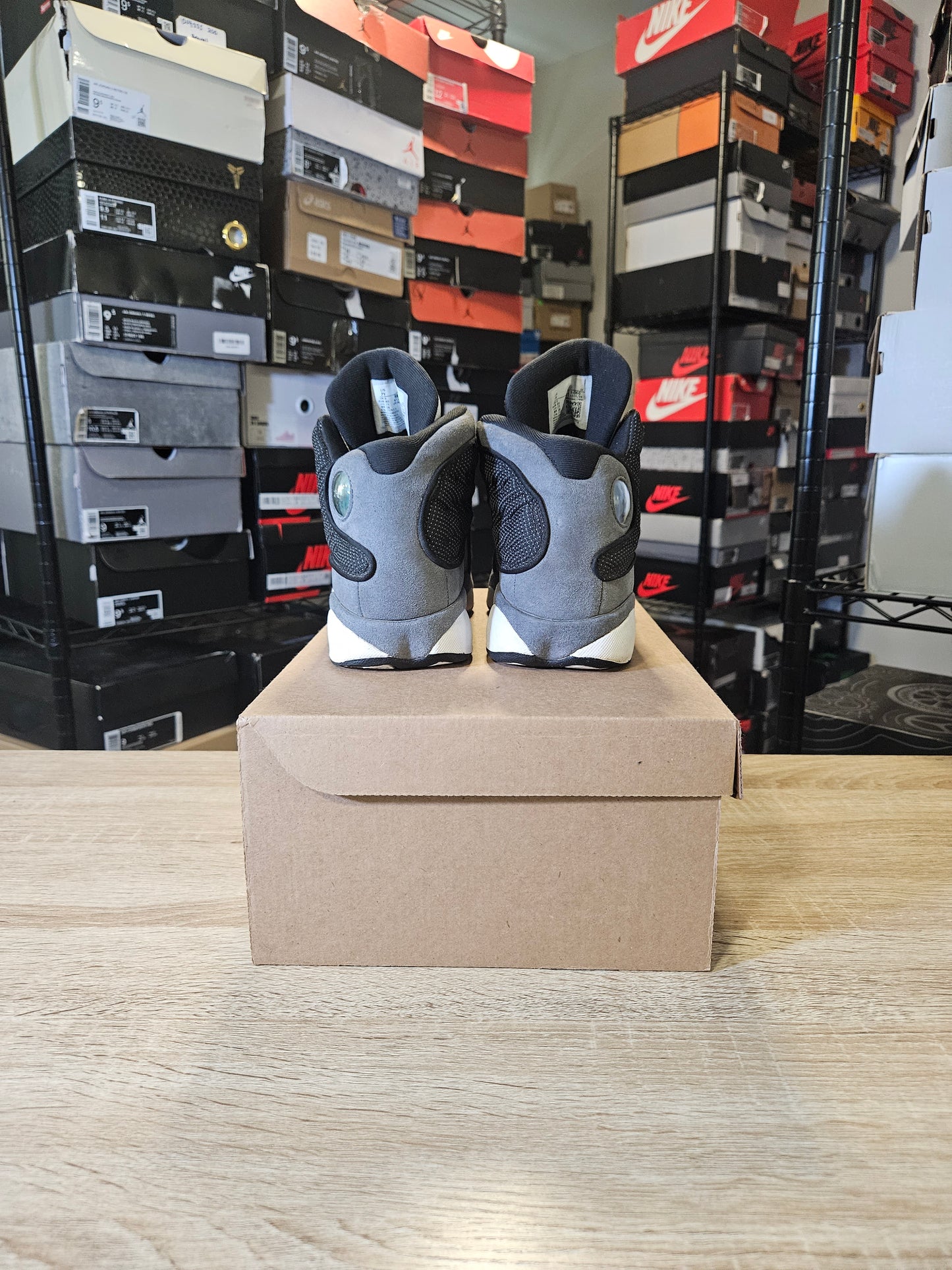Size 7 - AJ 13 Retro Black Flint