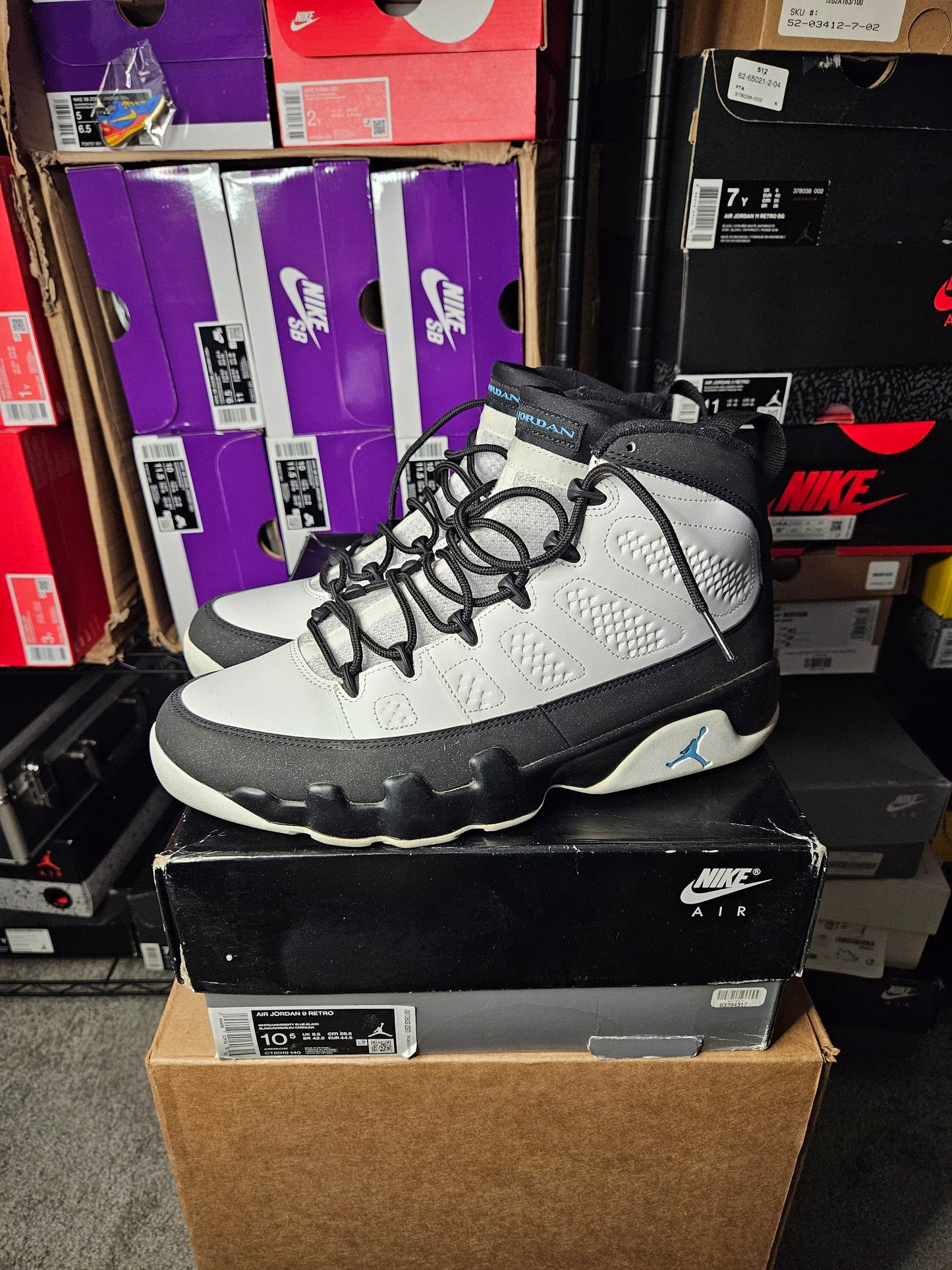 Size 10.5 - AJ 9 Retro University Blue 2020