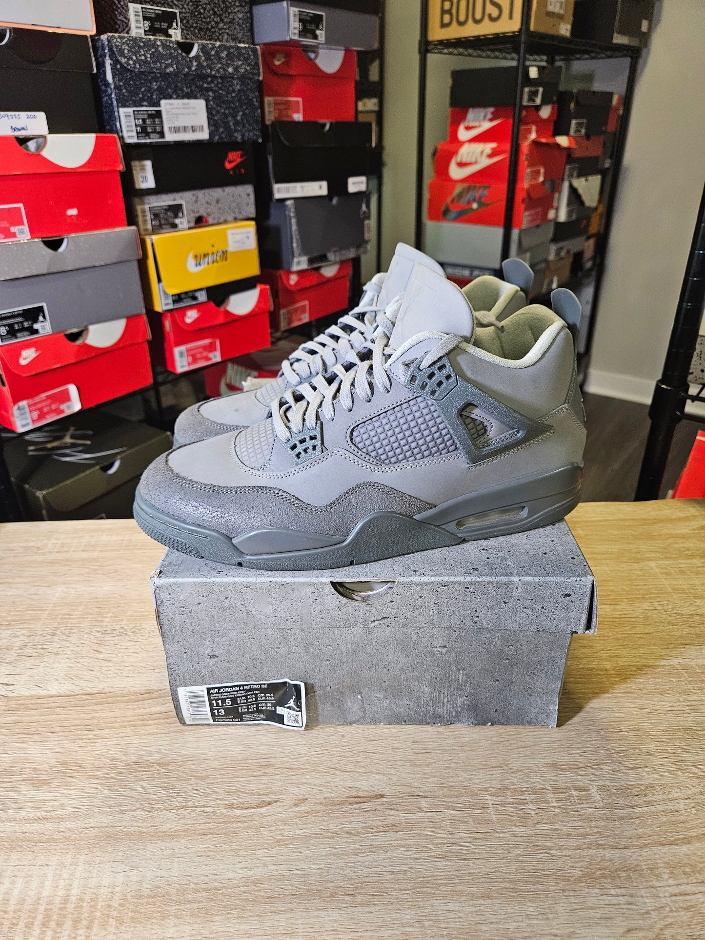 Size 11.5 - AJ 4 Retro SE Wet Cement