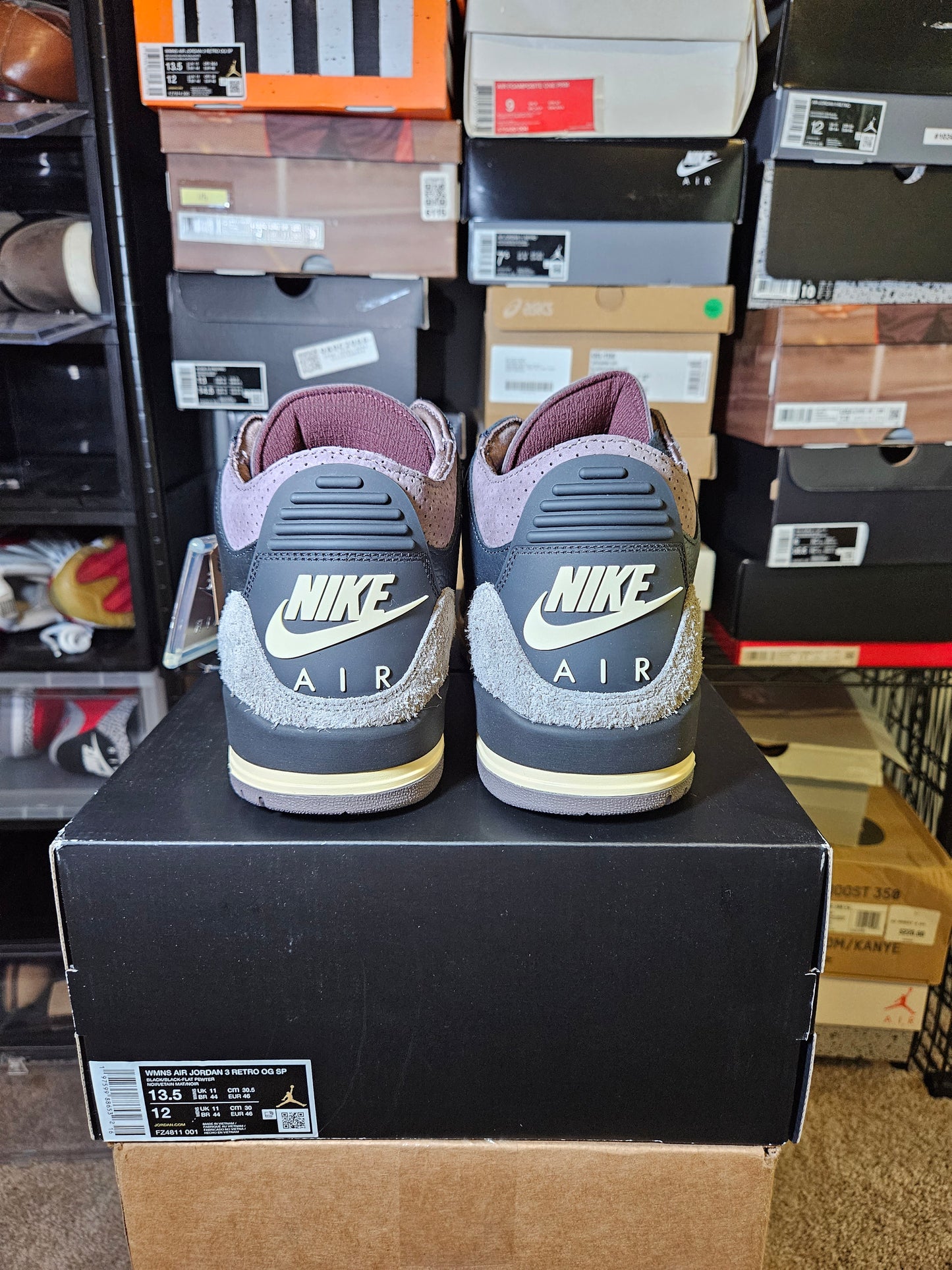 Size 13.5W/12M - A Ma Maniére x Air Jordan 3 Retro While You Were Sleeping