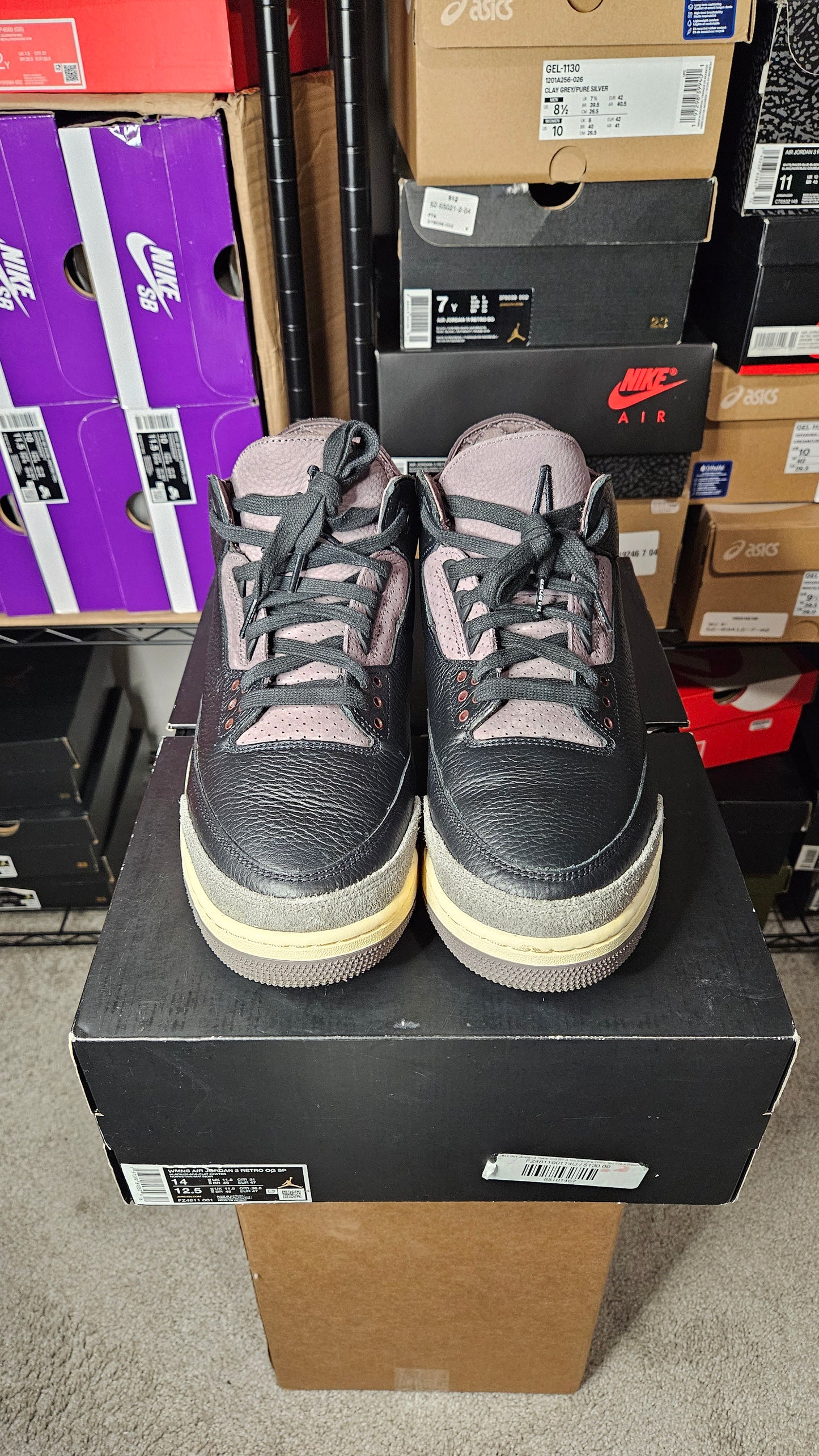 Size 14W/12.5M - A Ma Maniére x AJ 3 Retro While You Were Sleeping