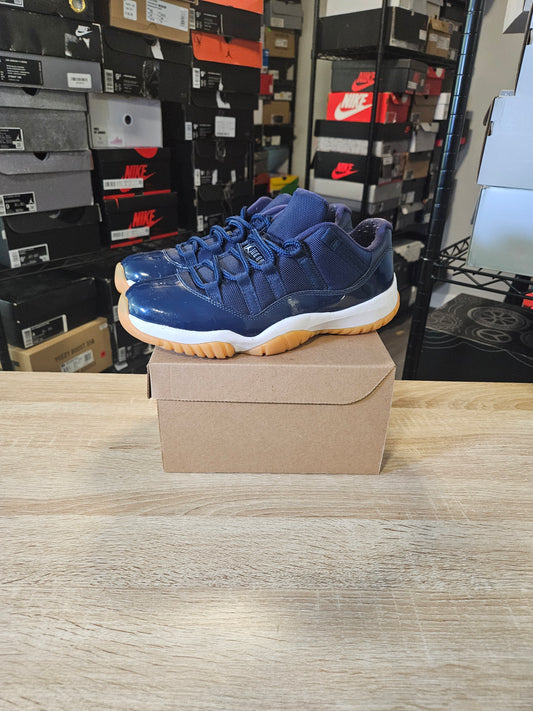 Size 9.5 - AJ 11 Retro Low Navy Gum