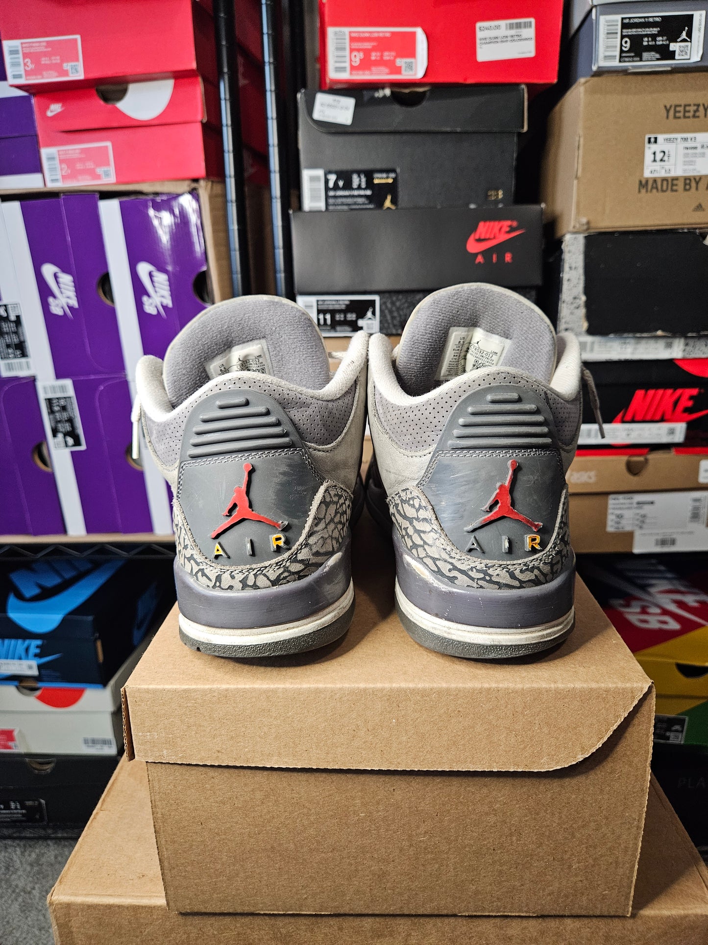 Size 8.5 - AJ 3 Retro Mid Cool Grey