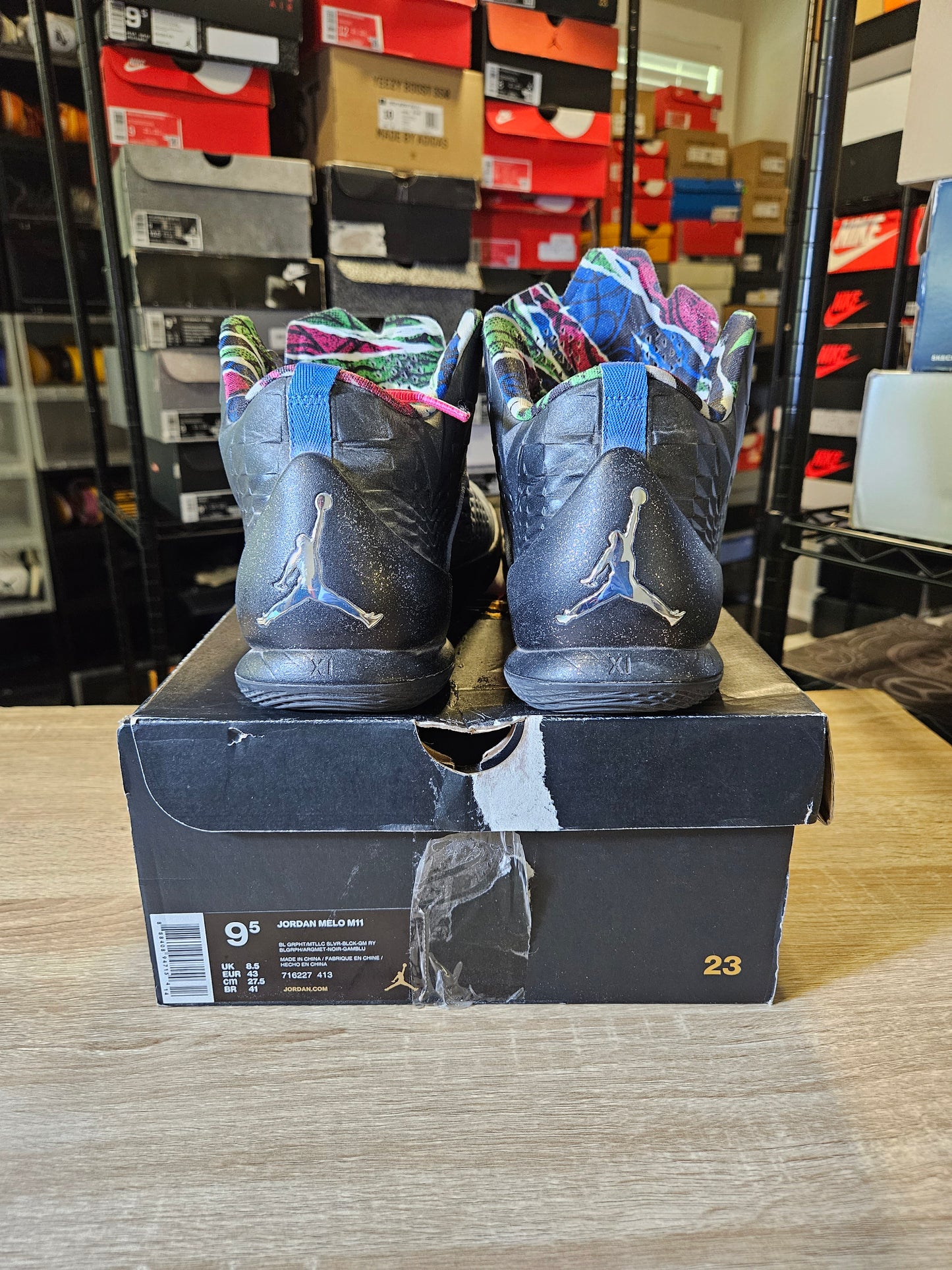 Size 9.5 - AJ Melo M11 Concrete Island