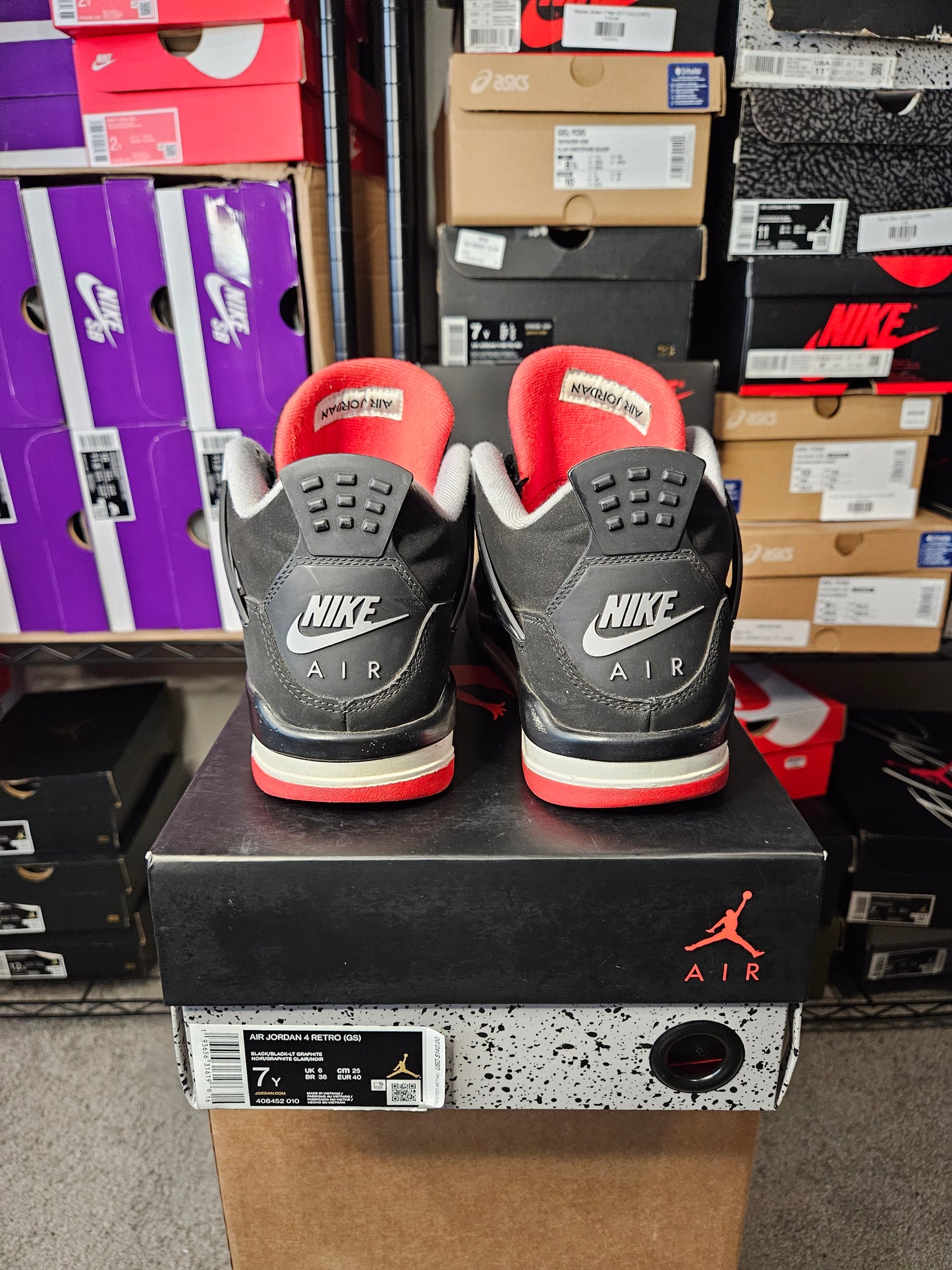 Size 7 - AJ 4 Retro OG Mid Bred 2019