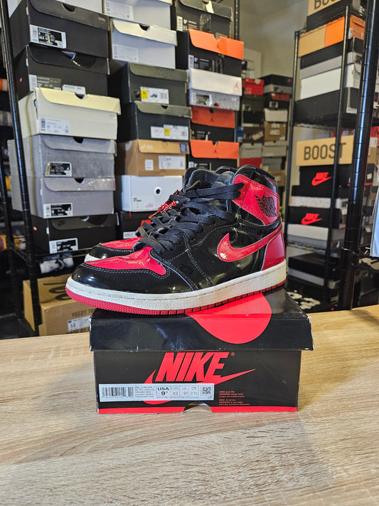 Size 9.5 - AJ 1 Retro OG High Patent Bred
