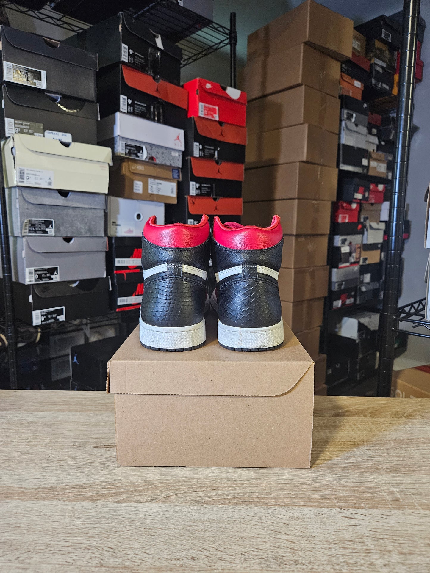 Size 10.5 - AJ 1 Retro OG High Satin Red