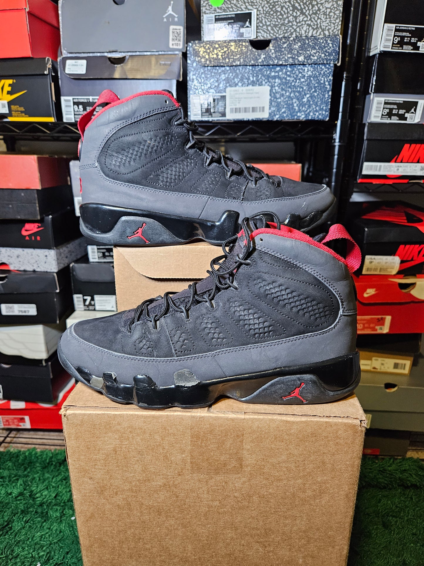 Size 11 - AJ 9 Retro 2010 Charcoal