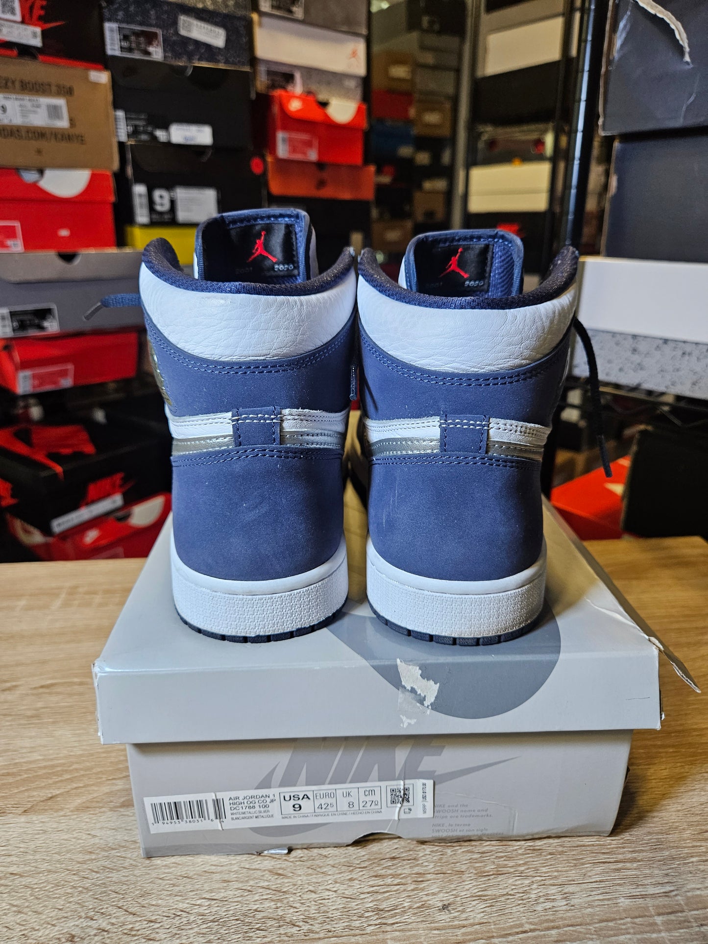 Size 9 - AJ 1 Retro High CO.JP Midnight Navy