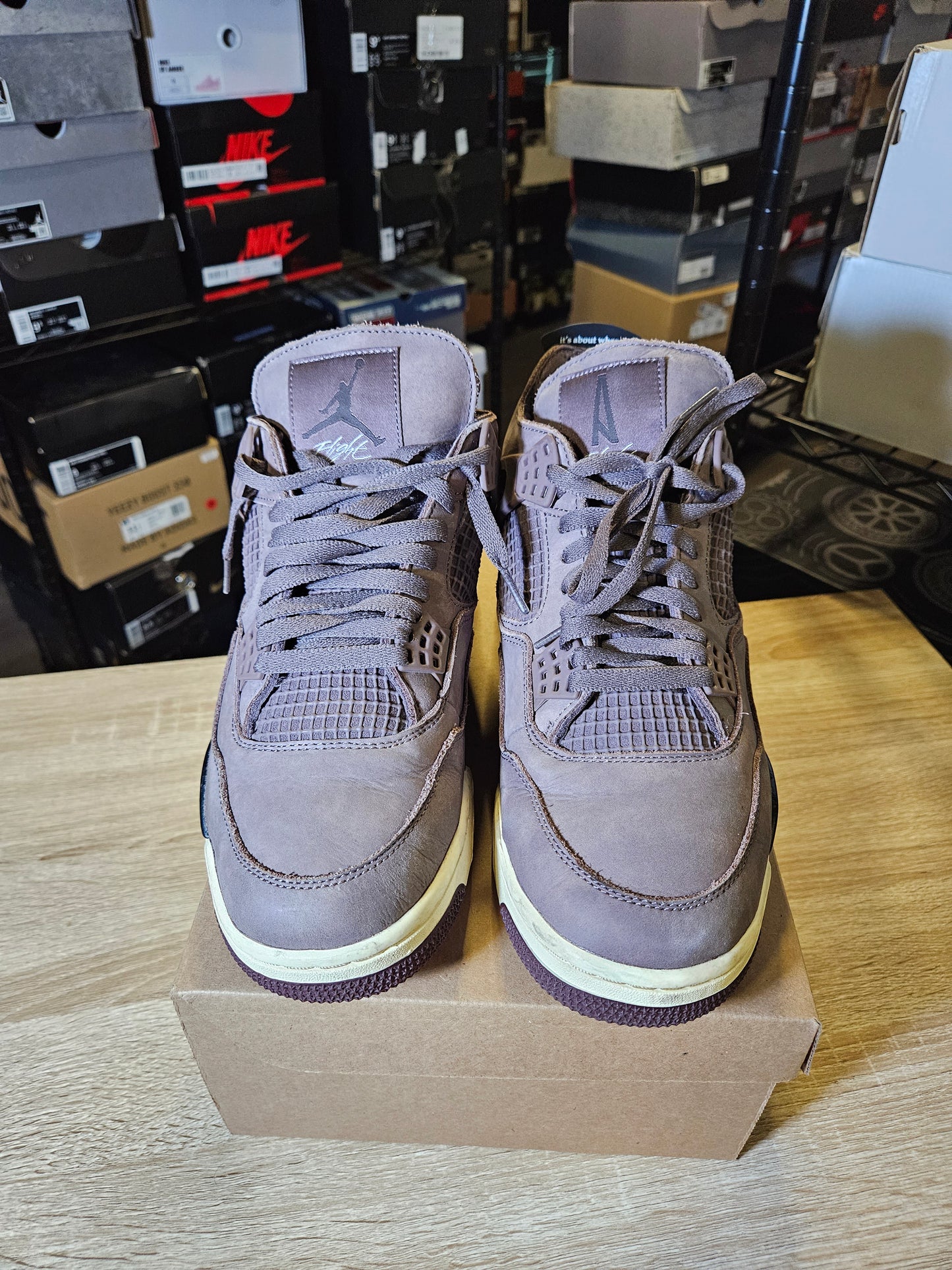 Size 11 - Jordan 4 Retro x A Ma Maniere Mid Violet Ore