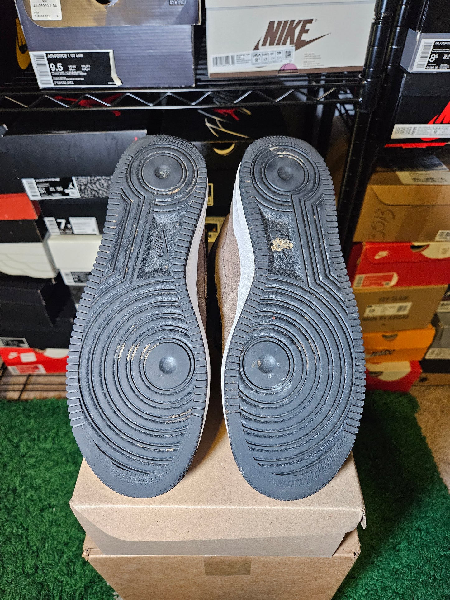 Size 10.5 - AF1 '07 High Dark Mushroom