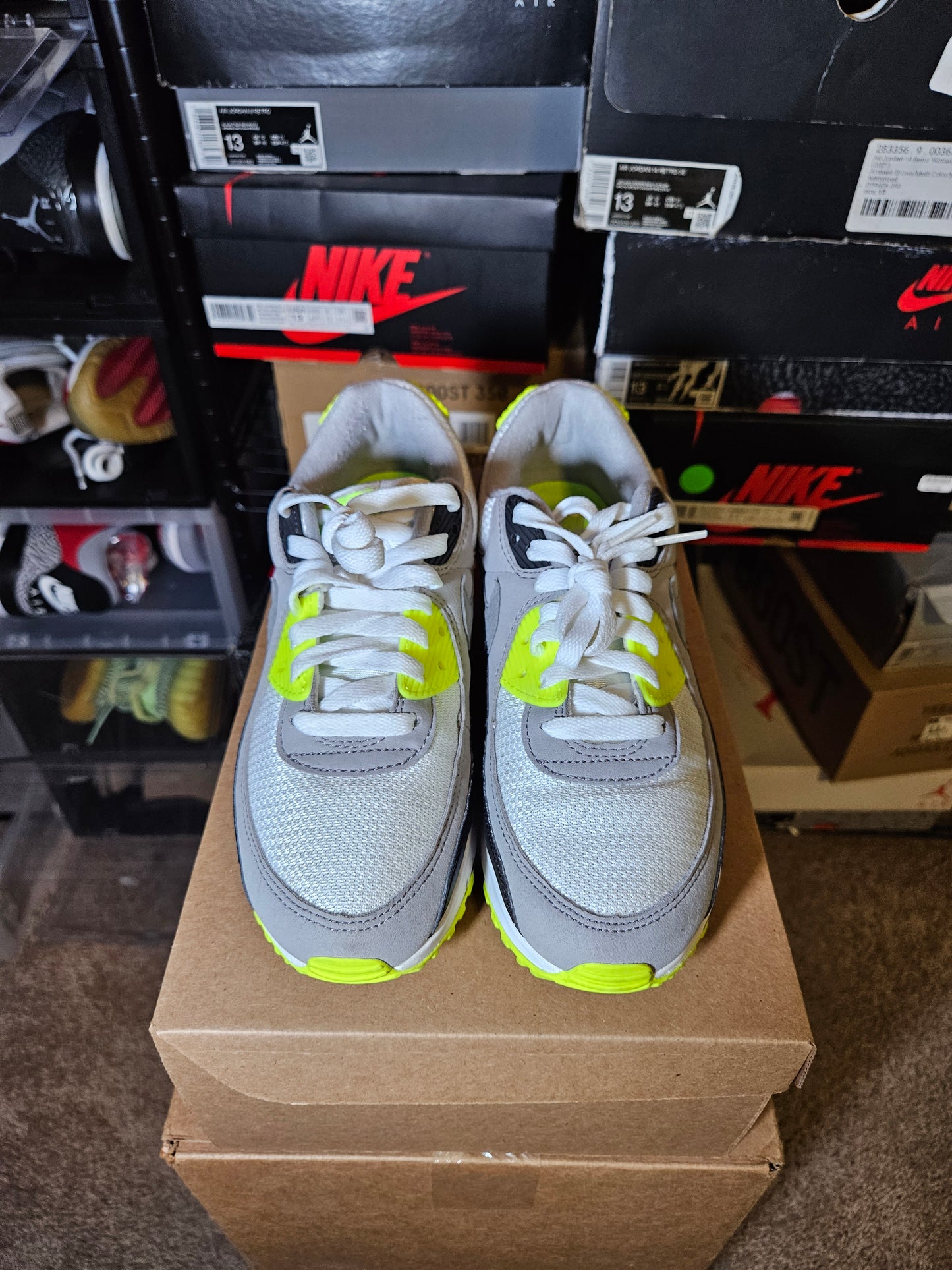 Size 8.5W/7M - Nike Air Max 90 2020 Volt