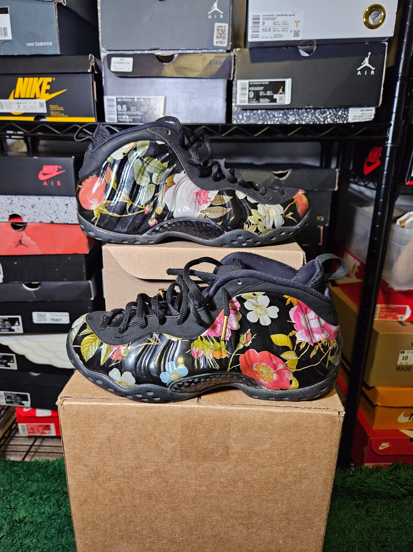 Size 8.5 - Air Foamposite One Floral