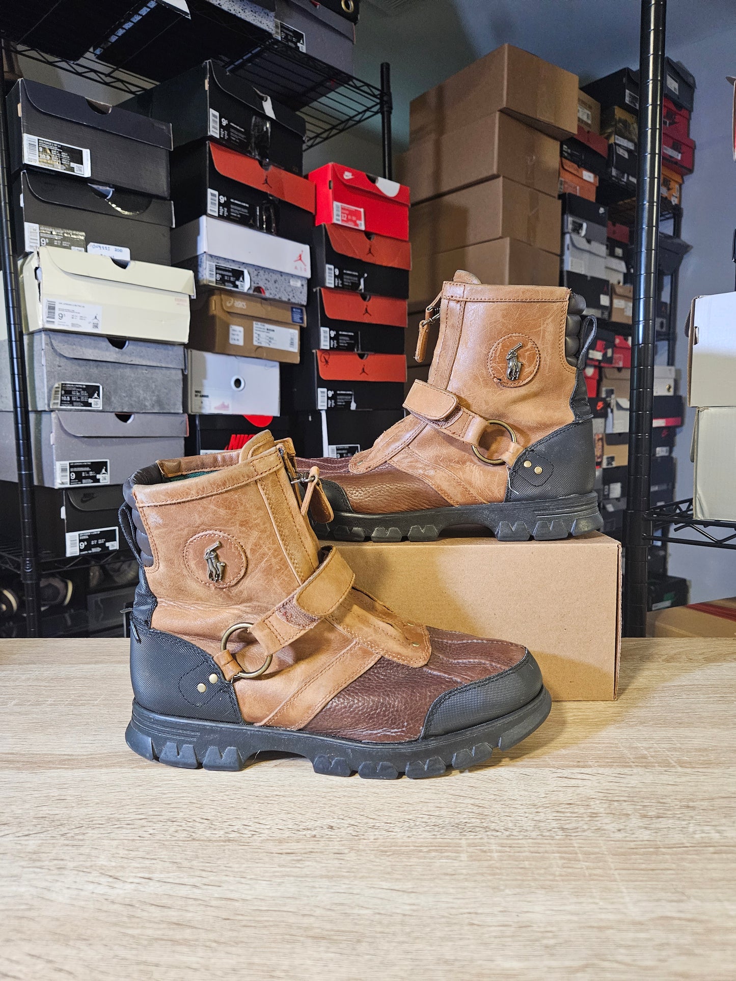 Size 9.5 - Polo Ralph Lauren Boots Conquest Hi III men size