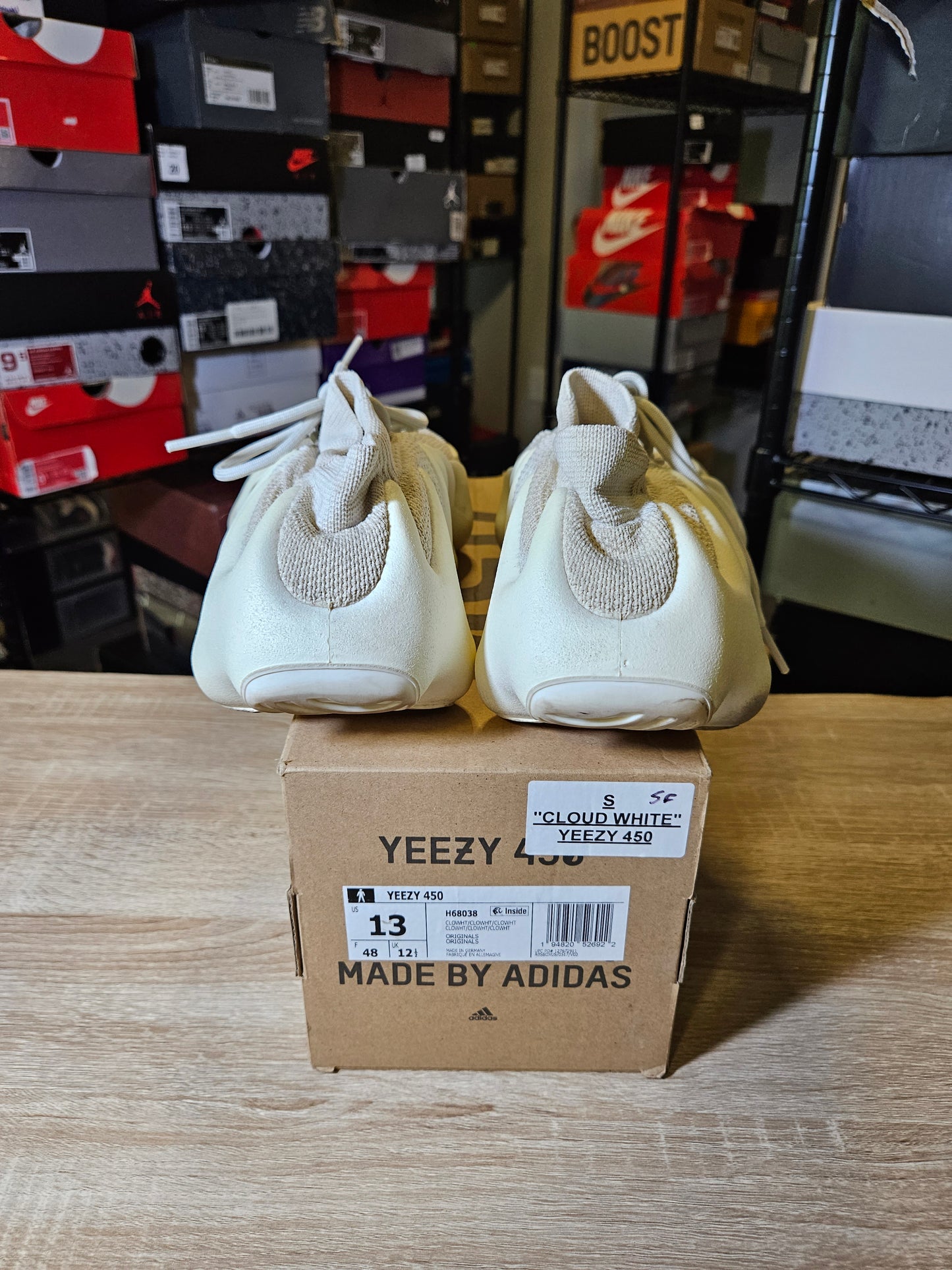 Size 13 - YZY 450 Cloud White