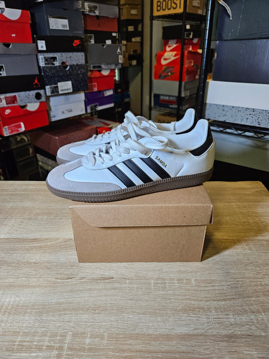 Size 10.5 - Samba OG Low White Black Gum