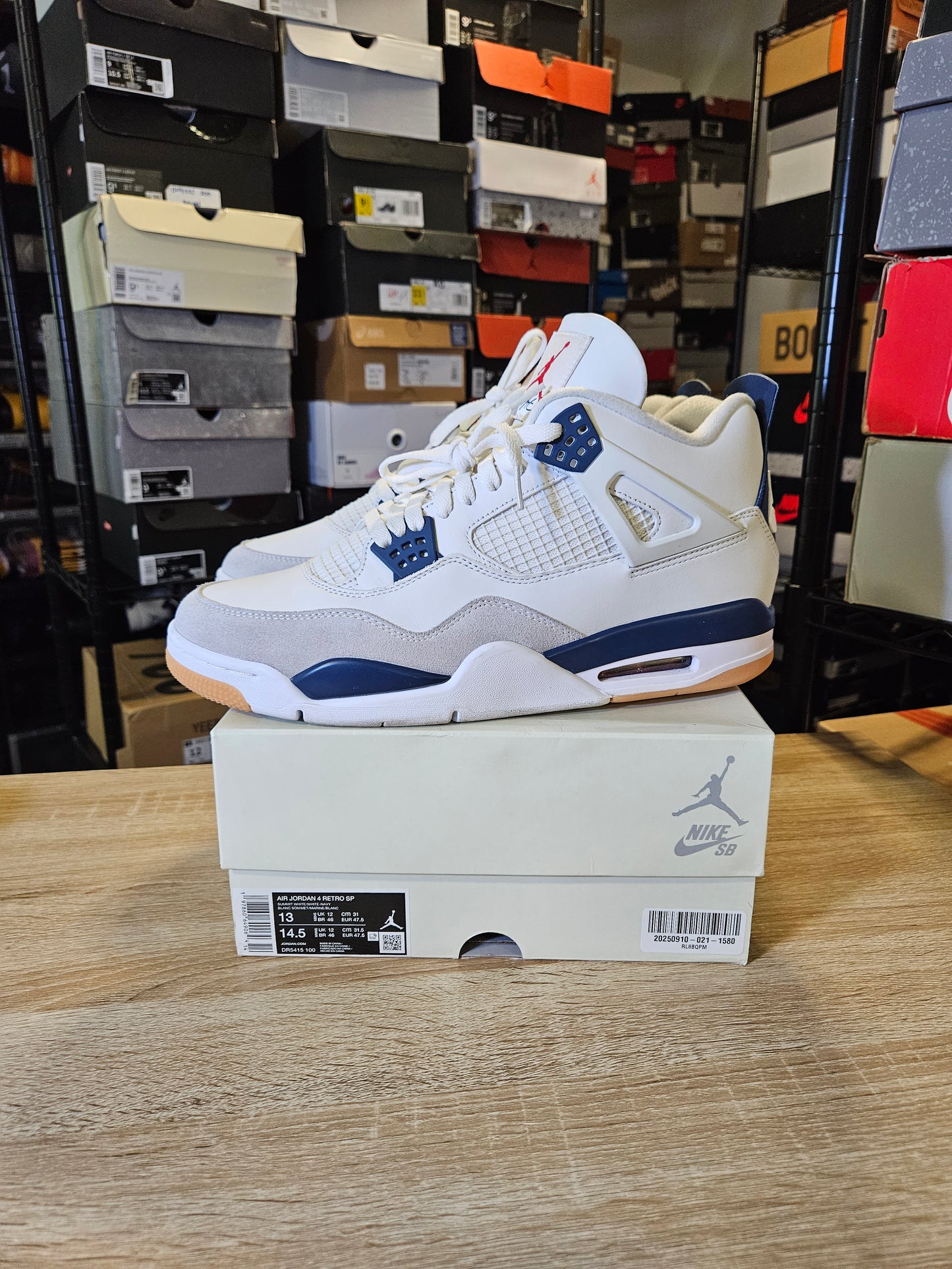 Size 13 - SB x Air Jordan 4 Retro SP Navy $210
