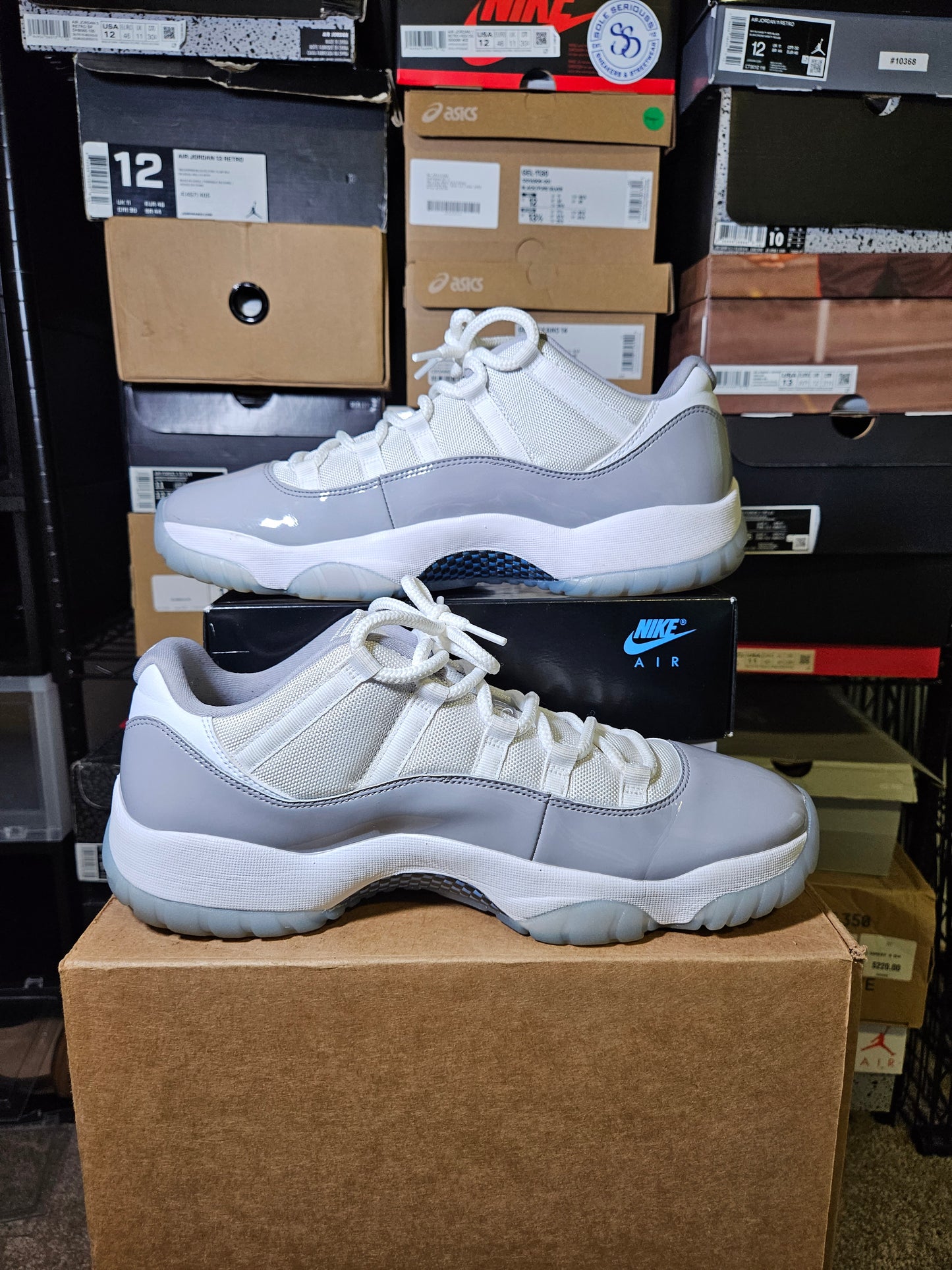 Size 13 - AJ 11 Retro Low Cement Grey