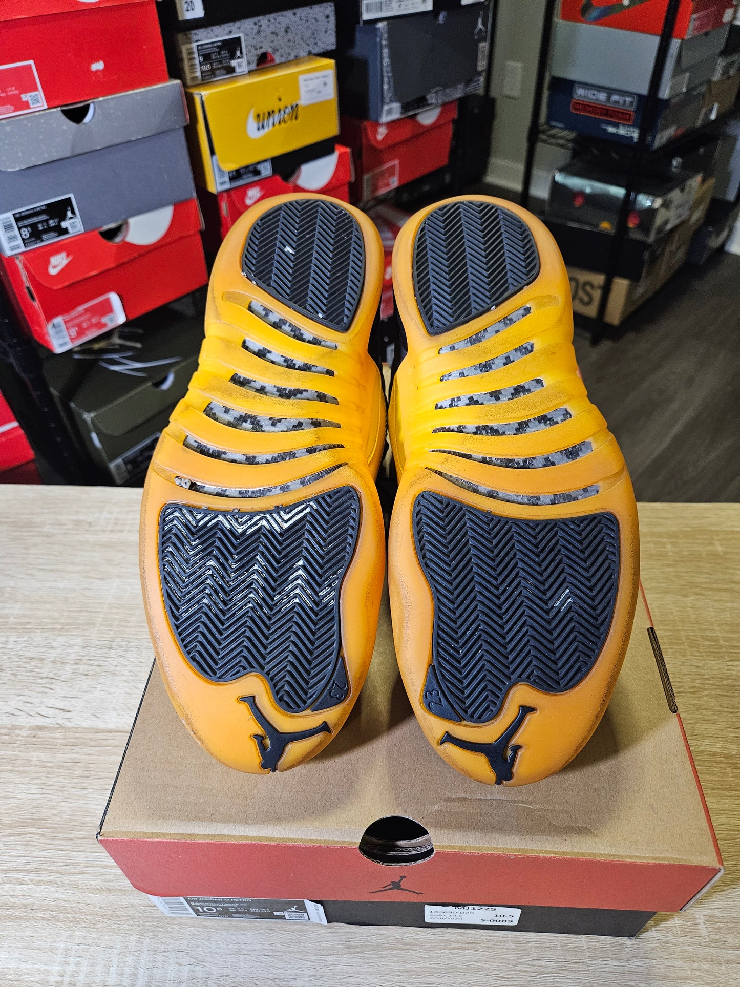 Size 10.5 - AJ 12 Retro University Gold 2020