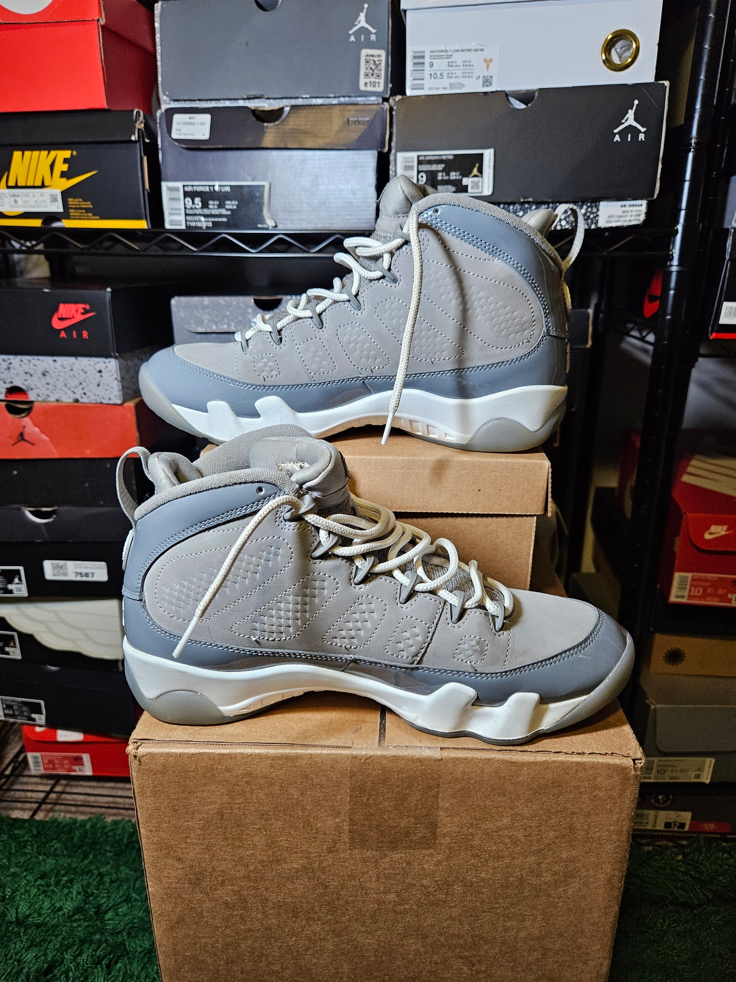 Size 9.5 - AJ 9 Retro 2025 Cool Grey