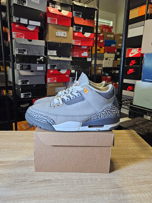 Size 9.5 - Jordan 3 Retro Mid Cool Grey
