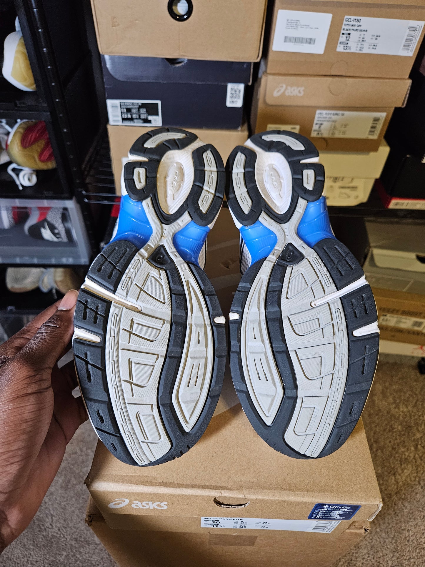 Size 10 - ASICS Gel 1130 White Tuna Blue