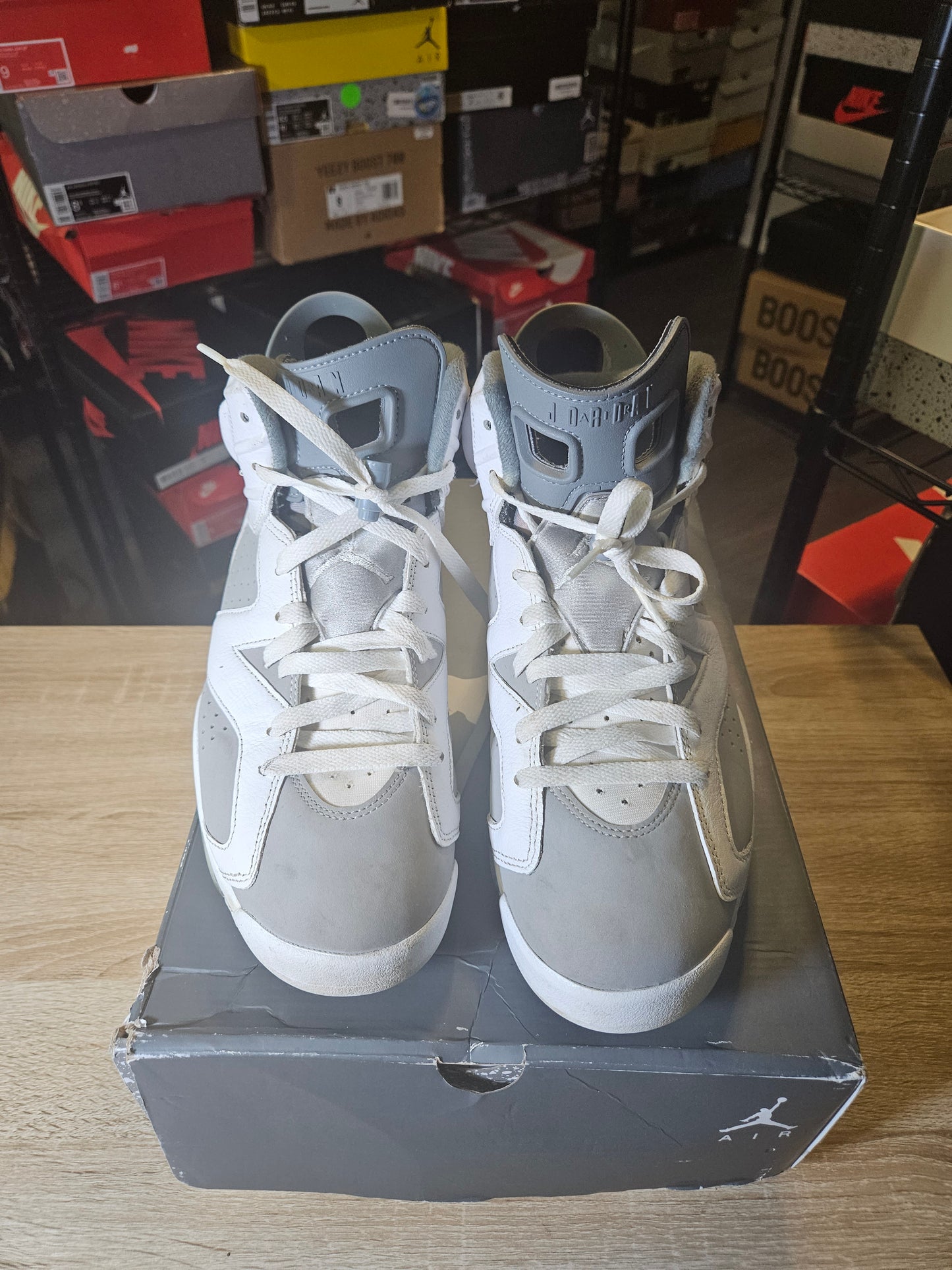 Size 9.5 - AJ 6 Retro Low Cool Grey