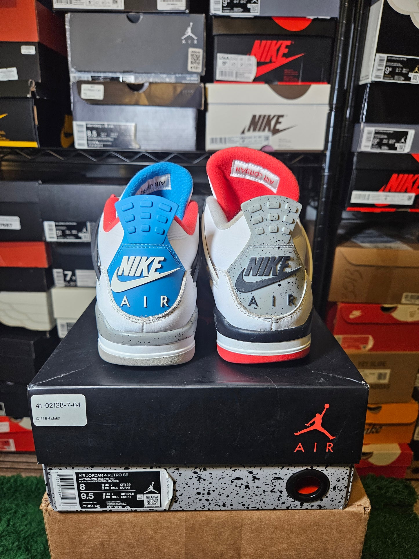 Size 8 - AJ 4 Retro SE Mid What The 4