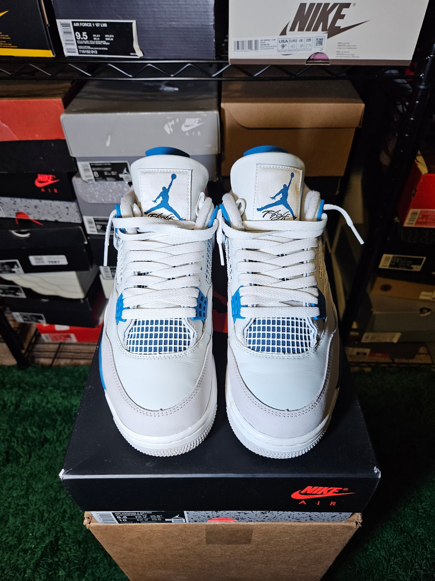 Size 8.5 - AJ 4 Retro 2024 Military Blue