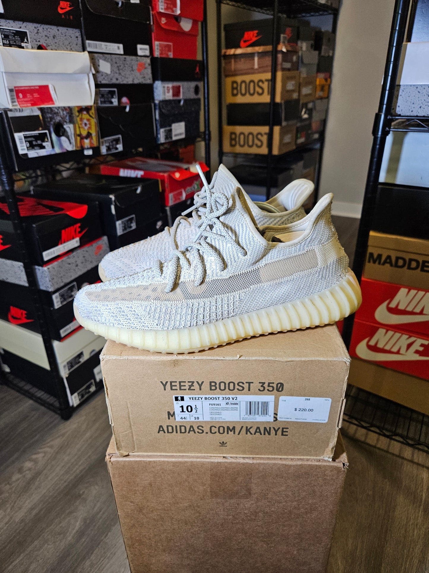 Size 10.5 - YZY 350 V2 Lundmark Reflective