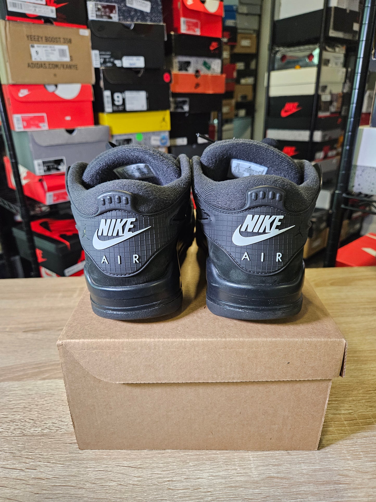 Size 10 - AJ 4 RM Black Cat