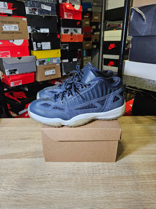 Size 10 - AJ 11 Retro IE Low Obsidian