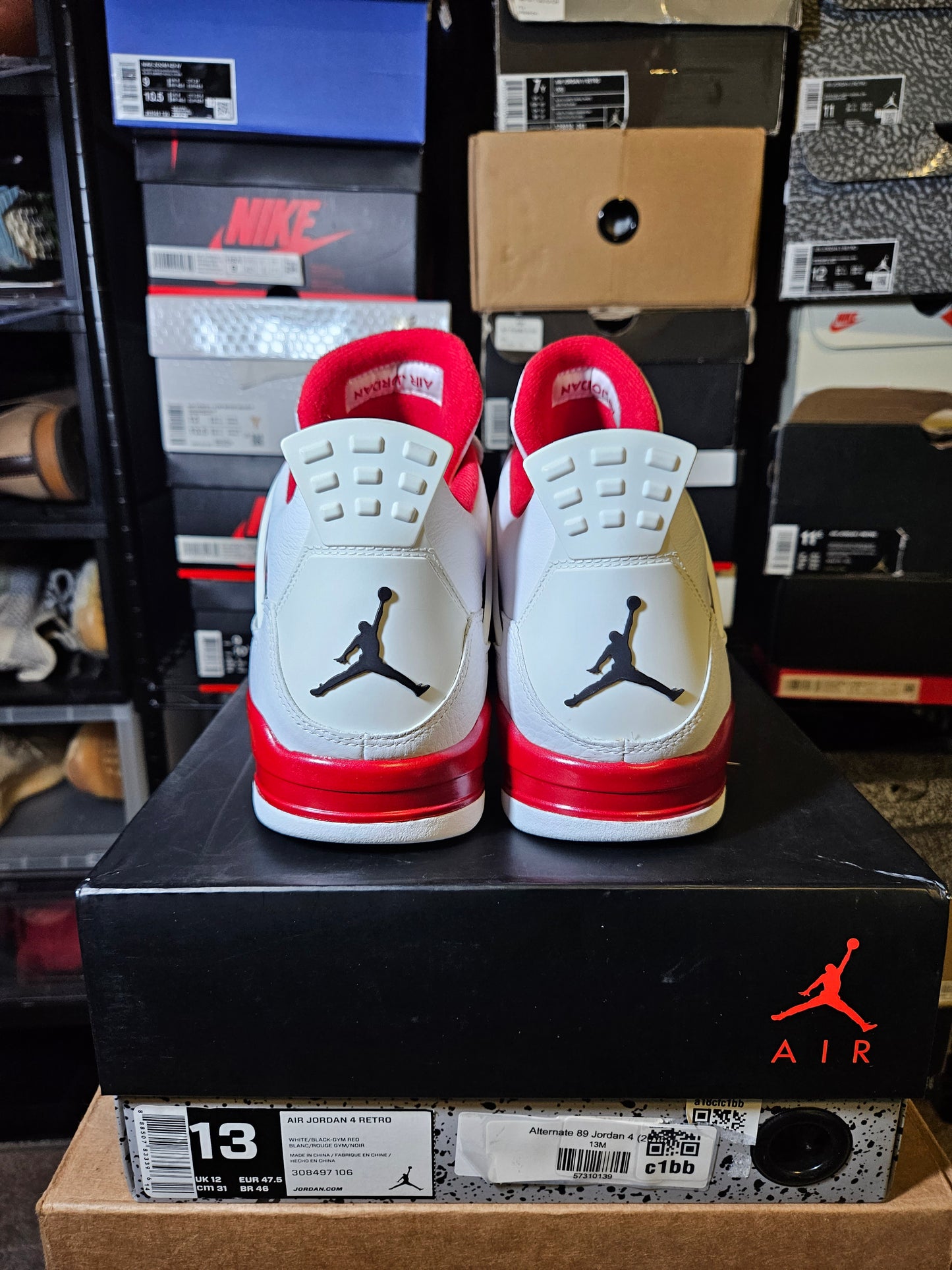 Size 13 - AJ 4 Retro alternate 89 2016