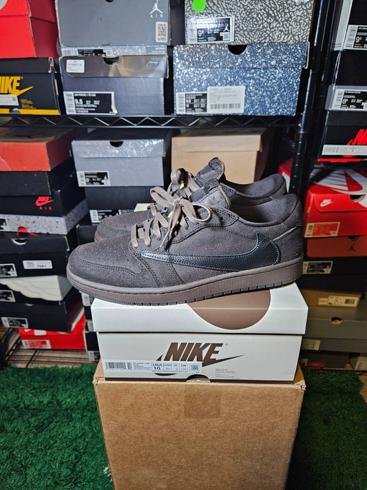 Size 10 - Travis Scott x AJ 1 Retro OG SP Low Velvet Brown
