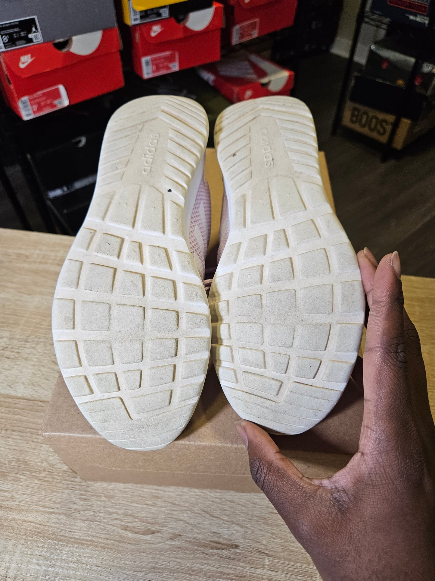 Size 8.5W - adidas Pink