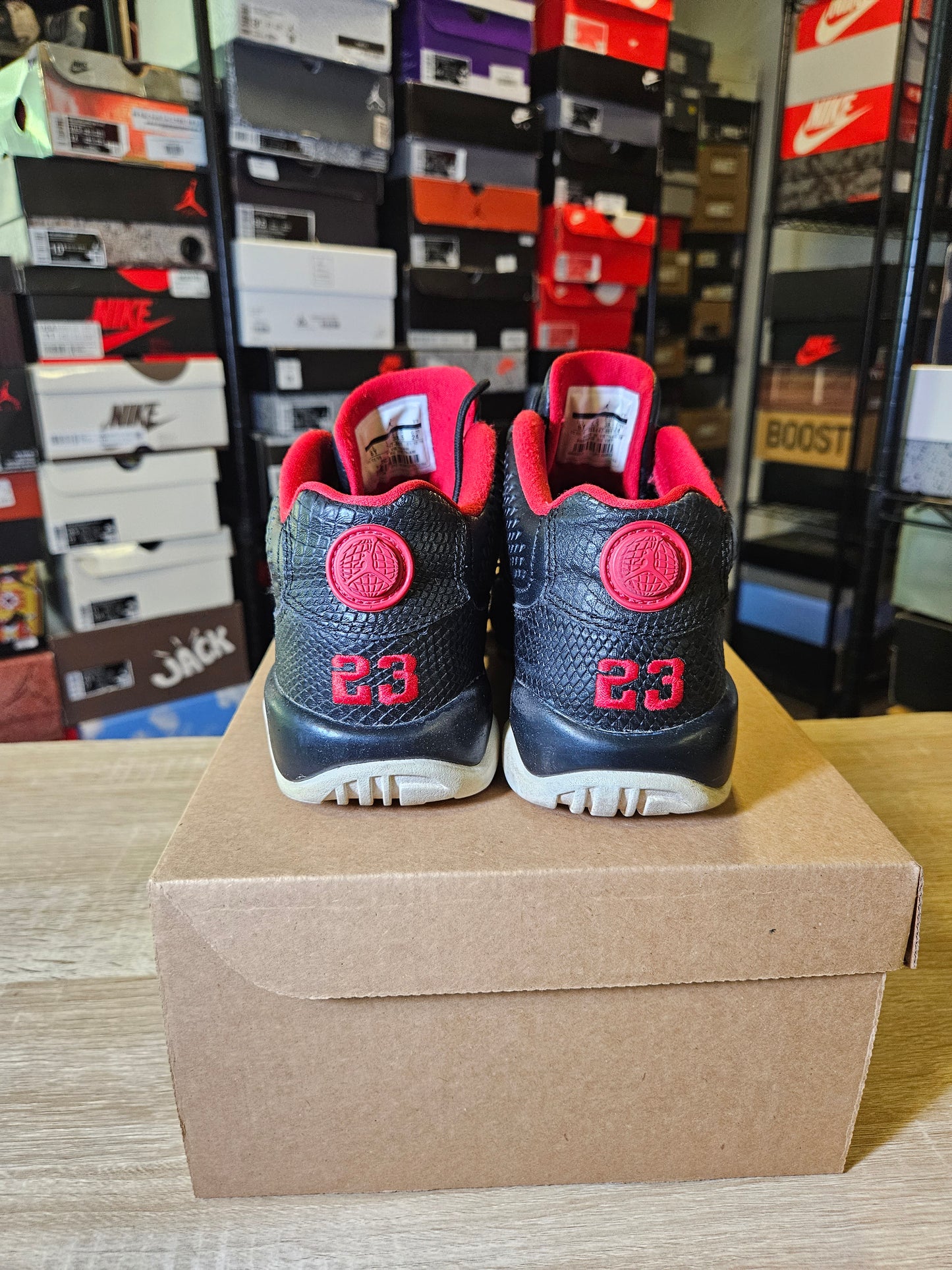 Size 6 - AJ 9 Retro Low Snakeskin