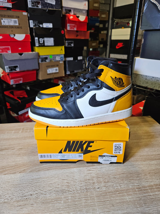 Size 10 - AJ 1 Retro OG High Yellow Toe