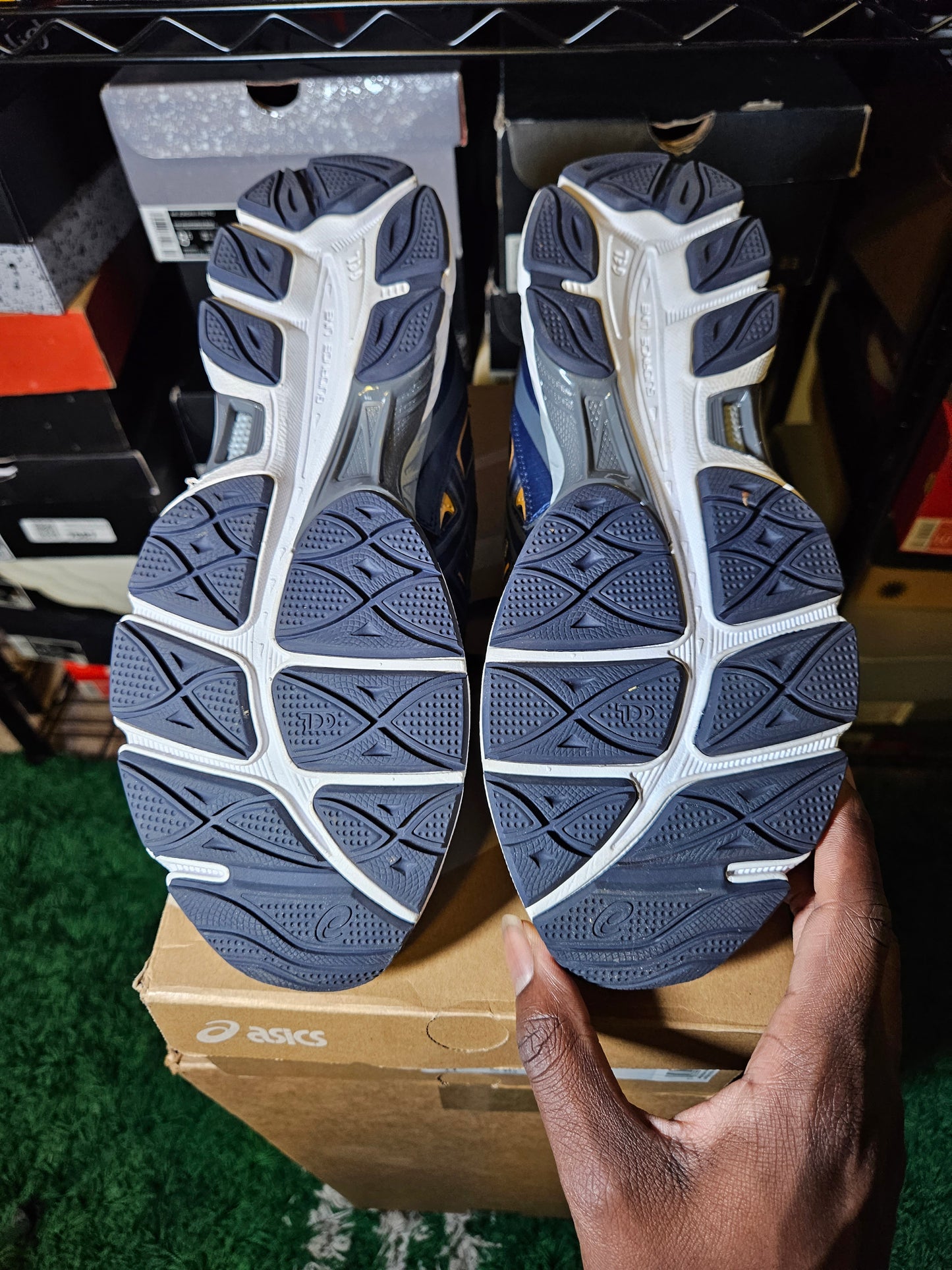 Size 9.5 - ASICS Gel NYC Midnight Gold