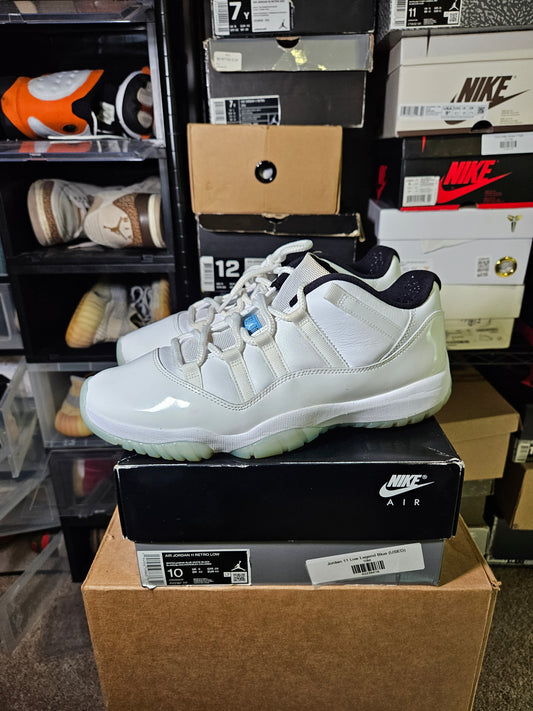 Size 10 - AJ 11 Retro Low Legend Blue