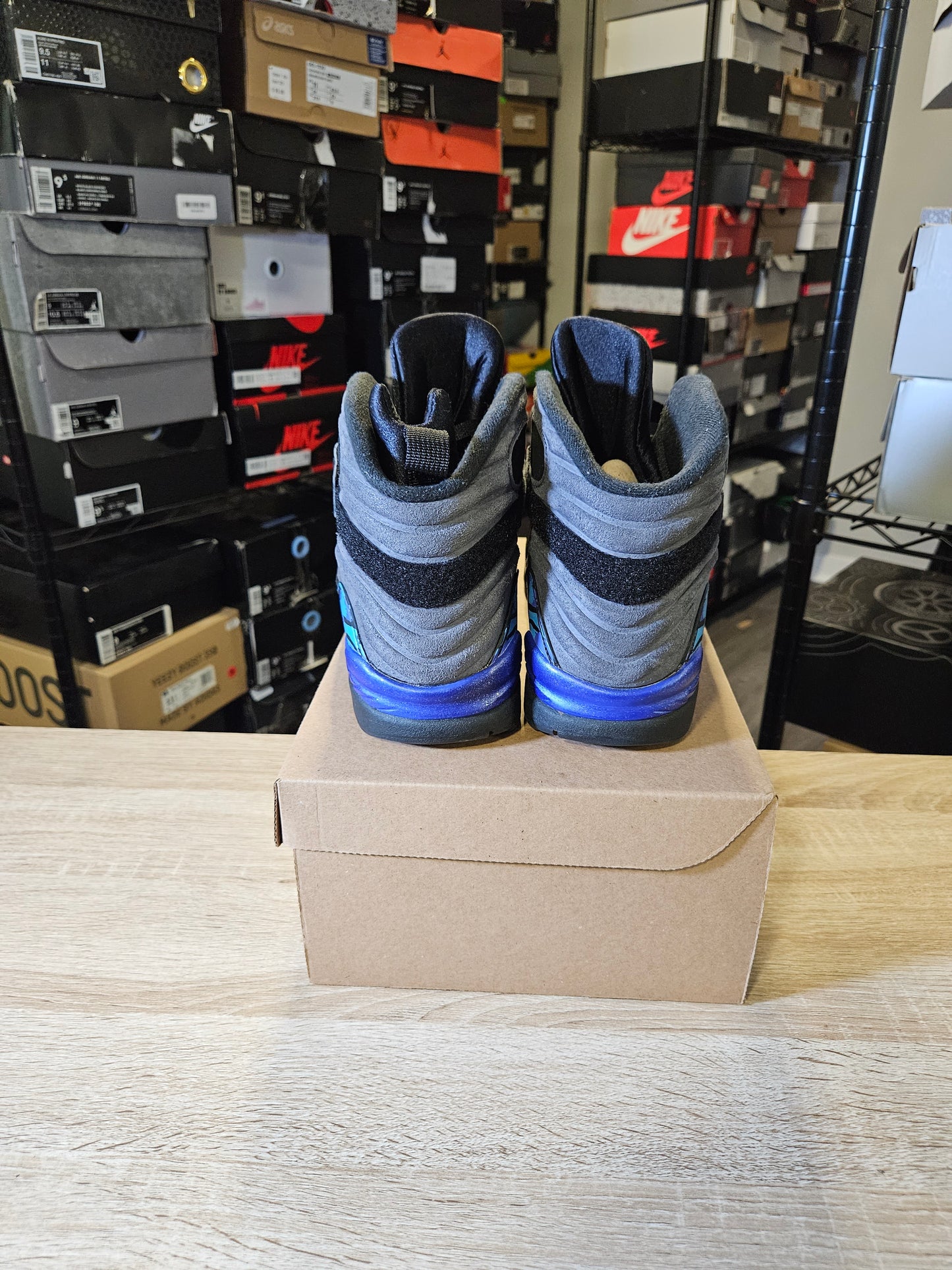 Size 10 - AJ 8 Retro Aqua 2015
