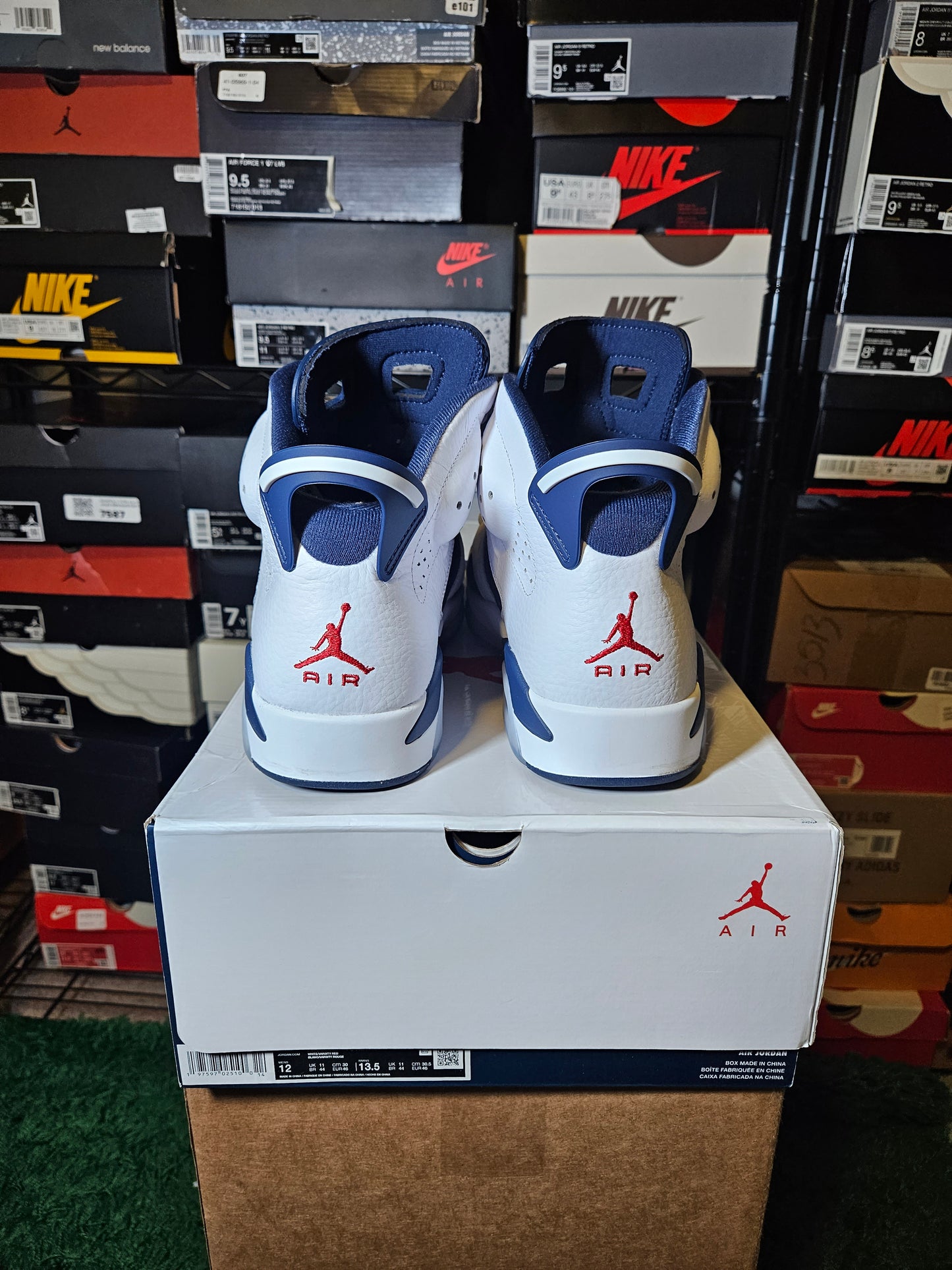 Size 12 - AJ 6 Retro 2024 Olympic