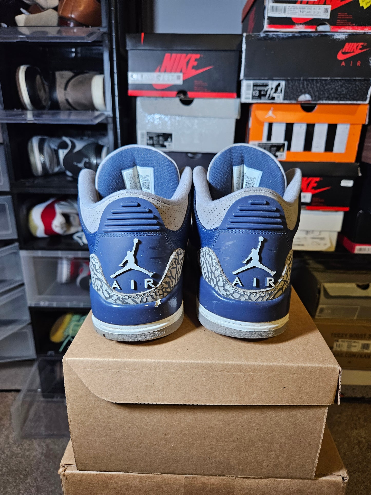 Size 10 - Jordan 3 Retro Georgetown