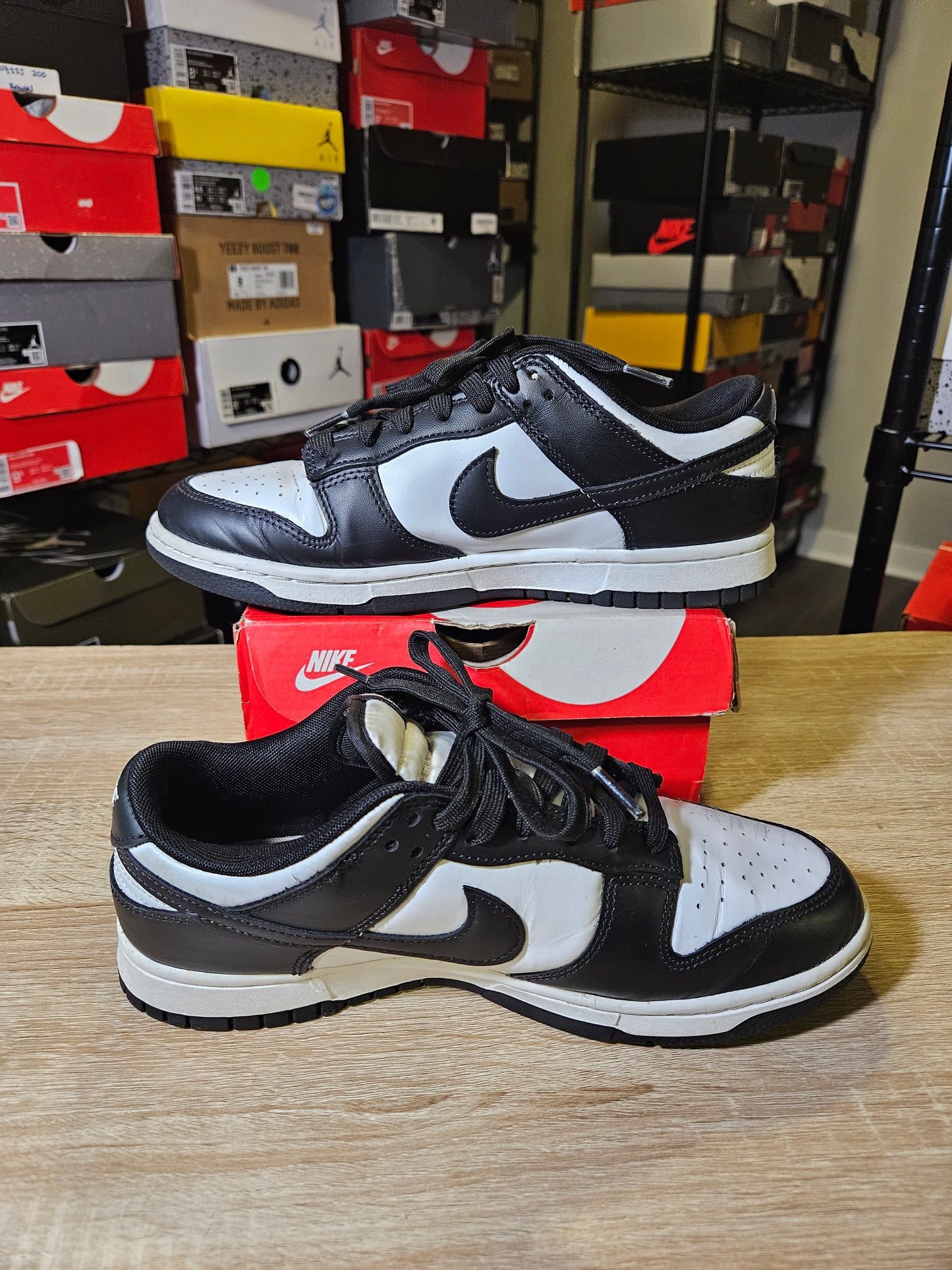 Size 8 - Dunk Low Black White