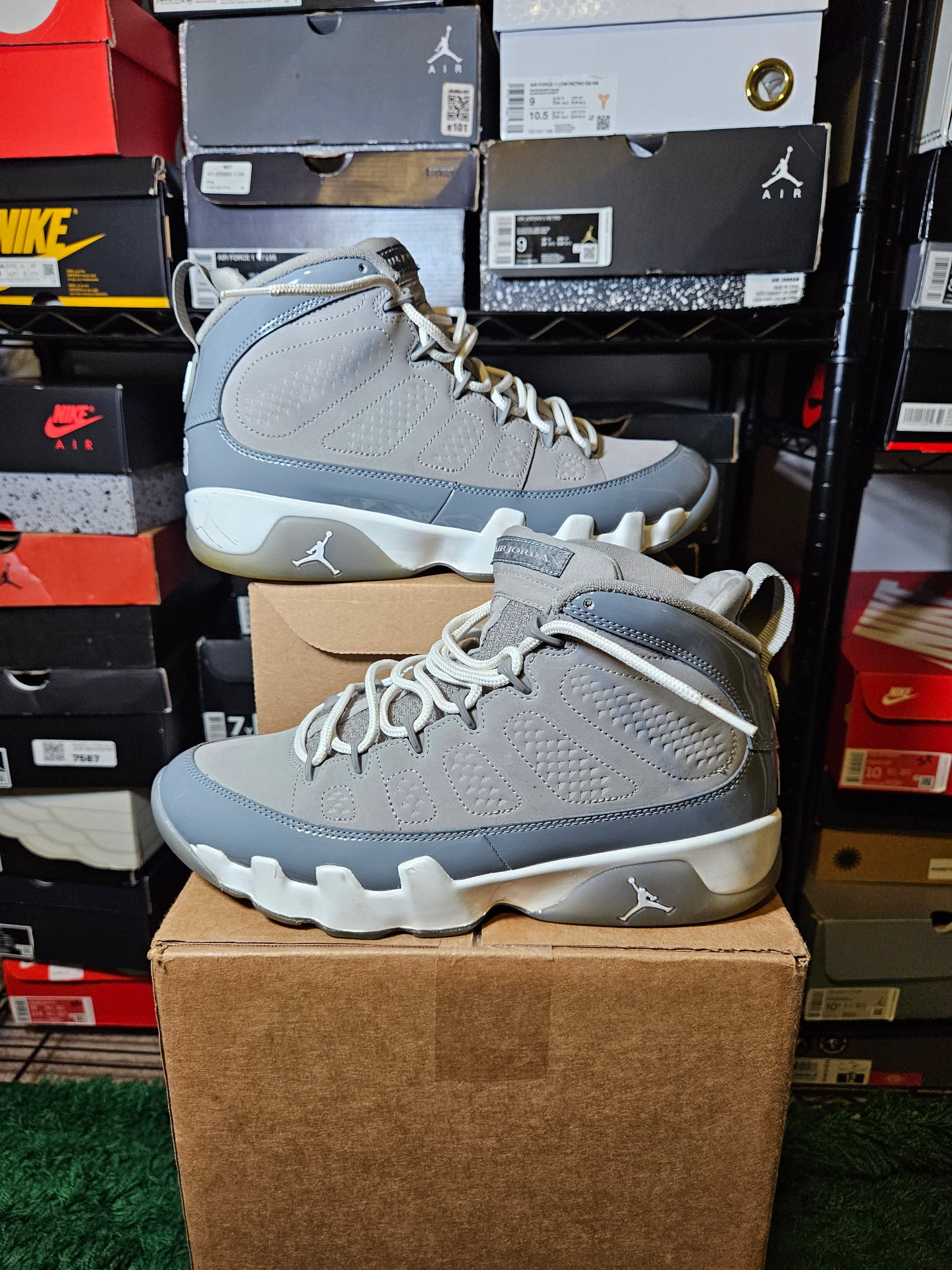 Size 9.5 - AJ 9 Retro 2025 Cool Grey