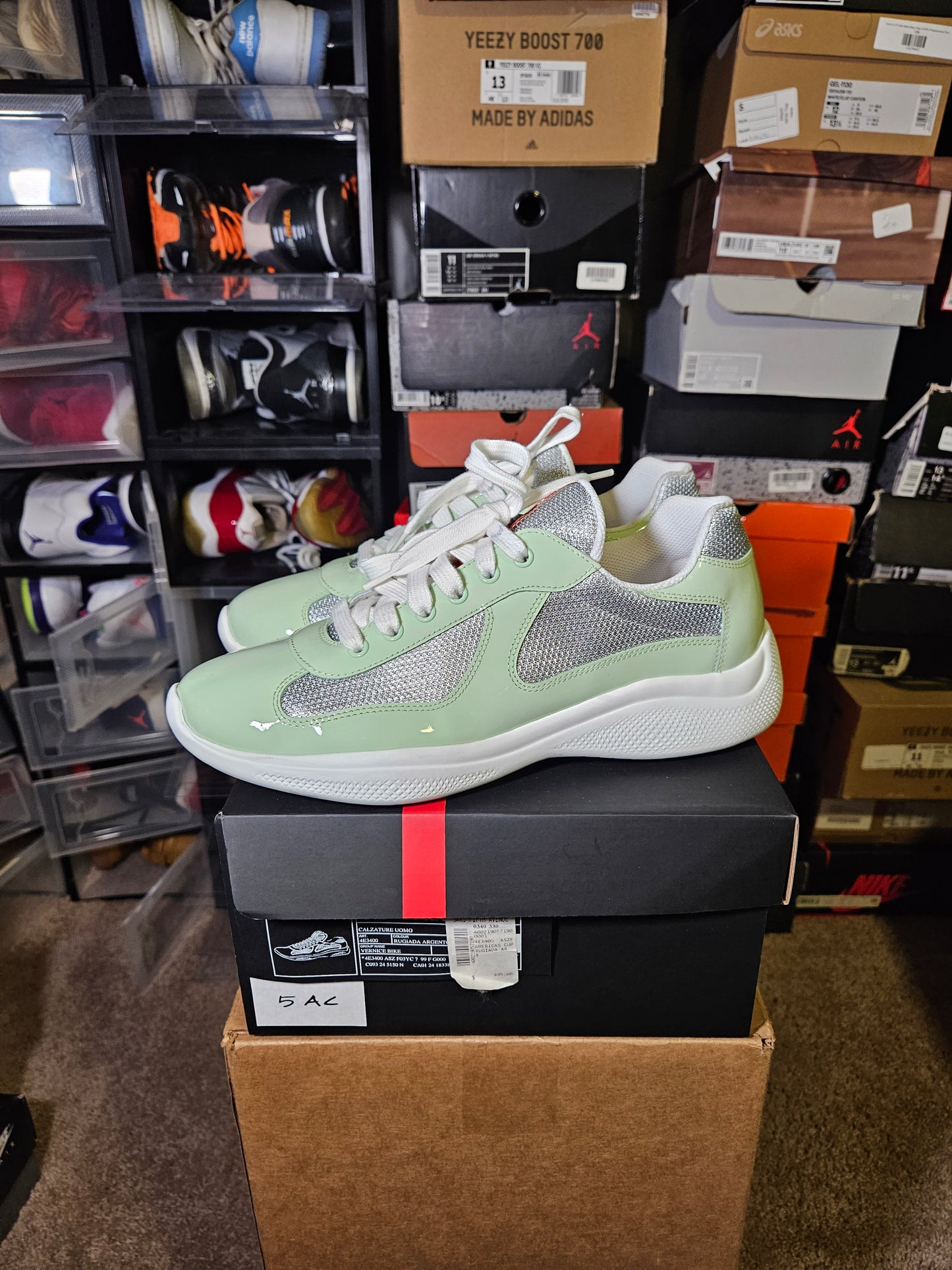 Size 8UK/9US - Prada America's Cup Green