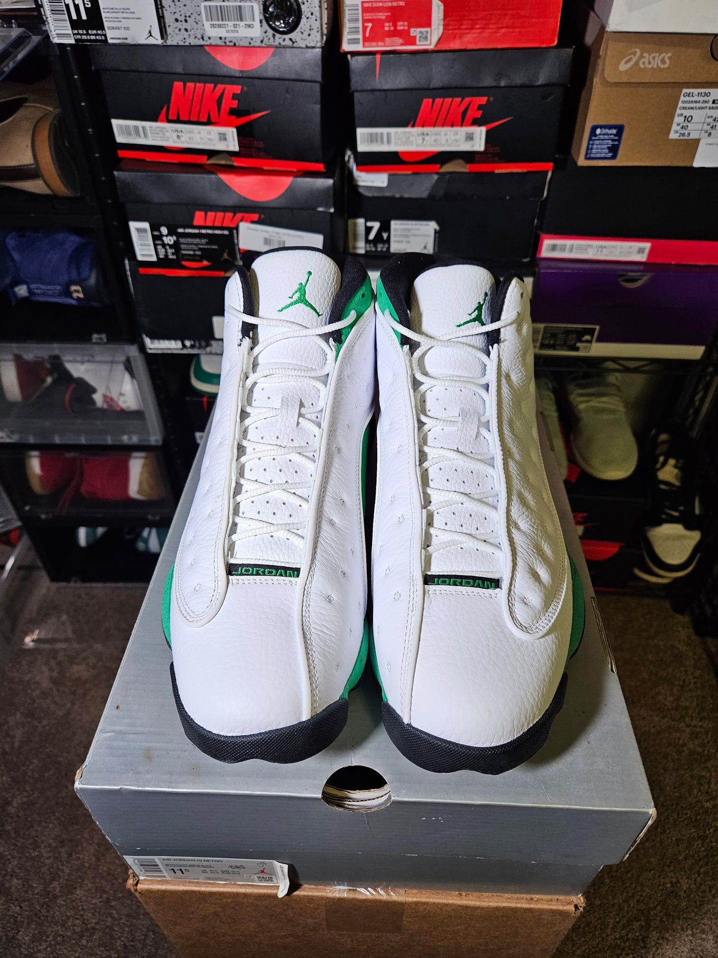 Size 11.5 - AJ 13 Retro Lucky Green