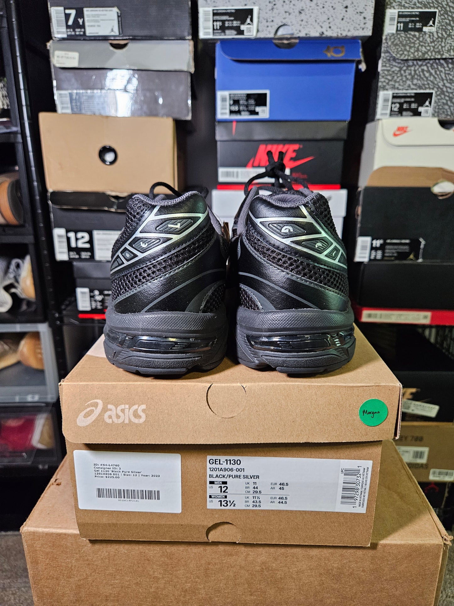 Size 12 - ASICS 1130 Black
