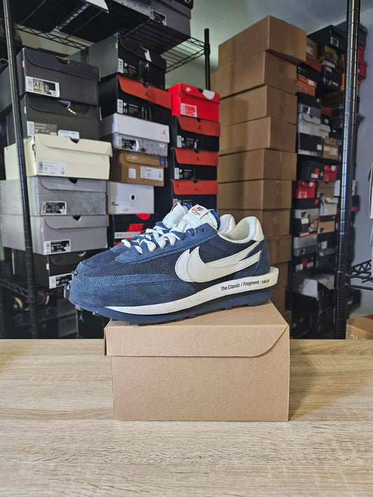 Size 11 - LDV Waffle x Fragment Design x sacai Low Blackened Blue